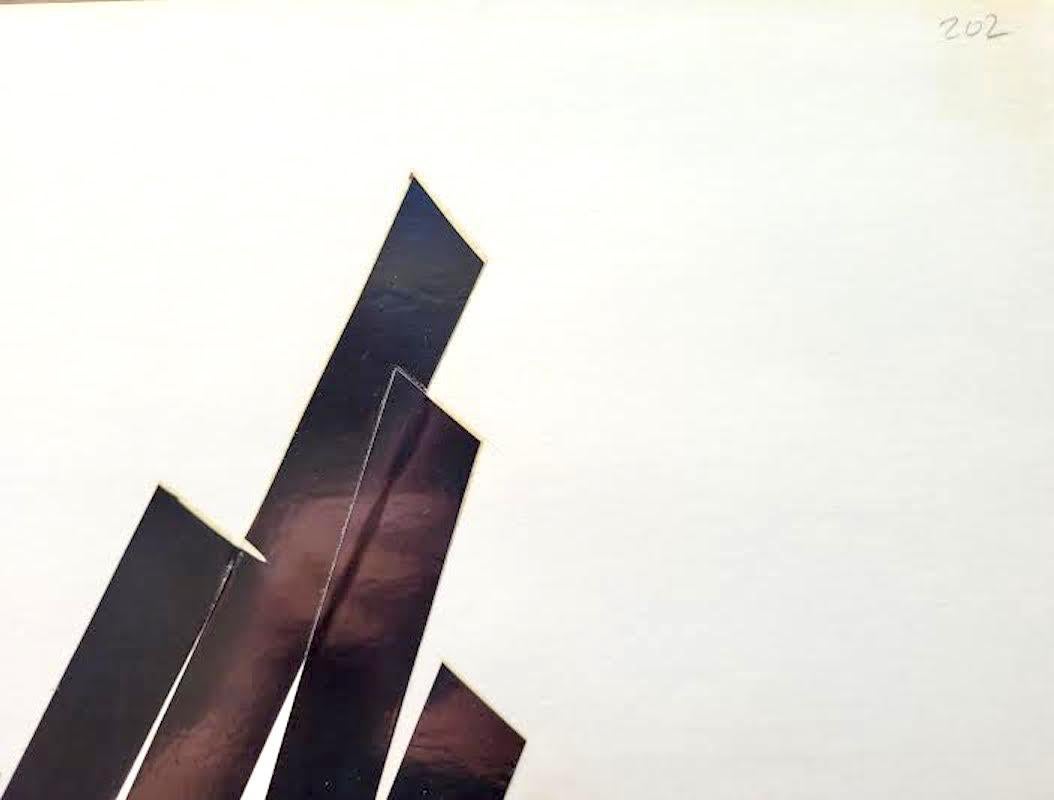 Collage. Untitled - Signed and Dated - Abstract Art by Aubrey Penny