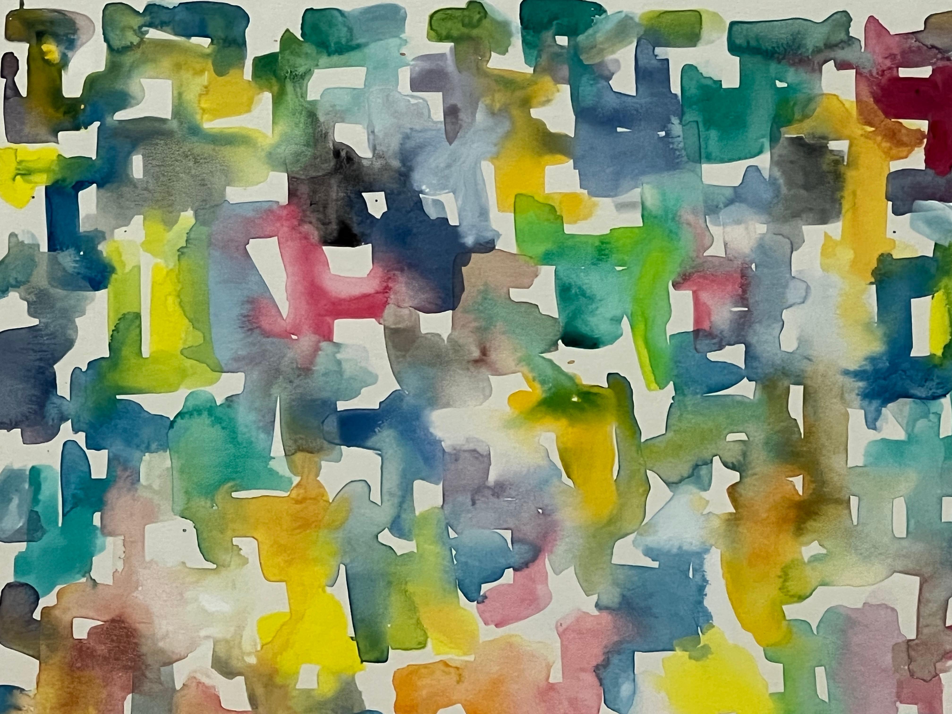 Colorful Abstract Watercolor by Aubrey Penny 2