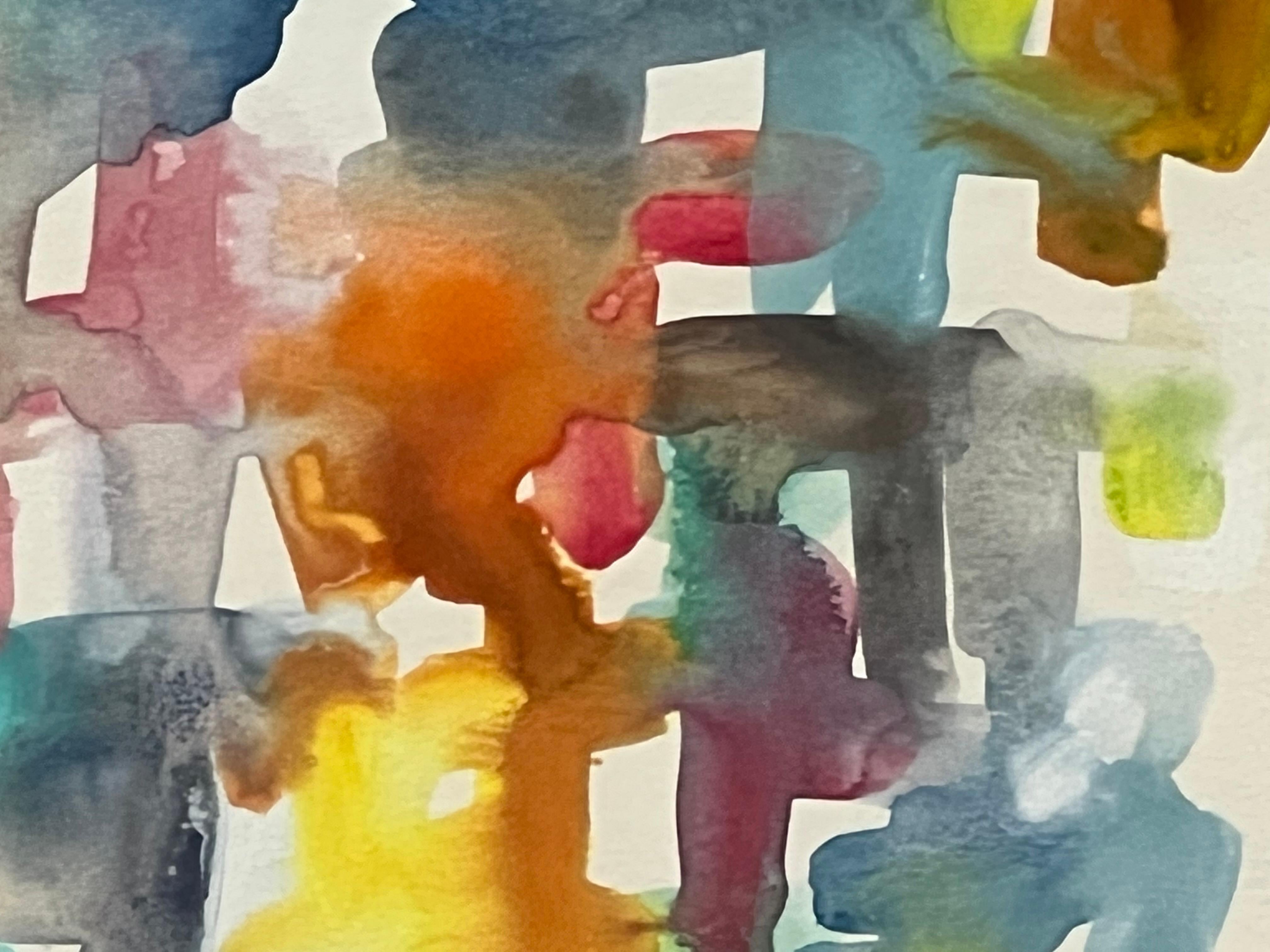 Colorful Abstract Watercolor by Aubrey Penny 4