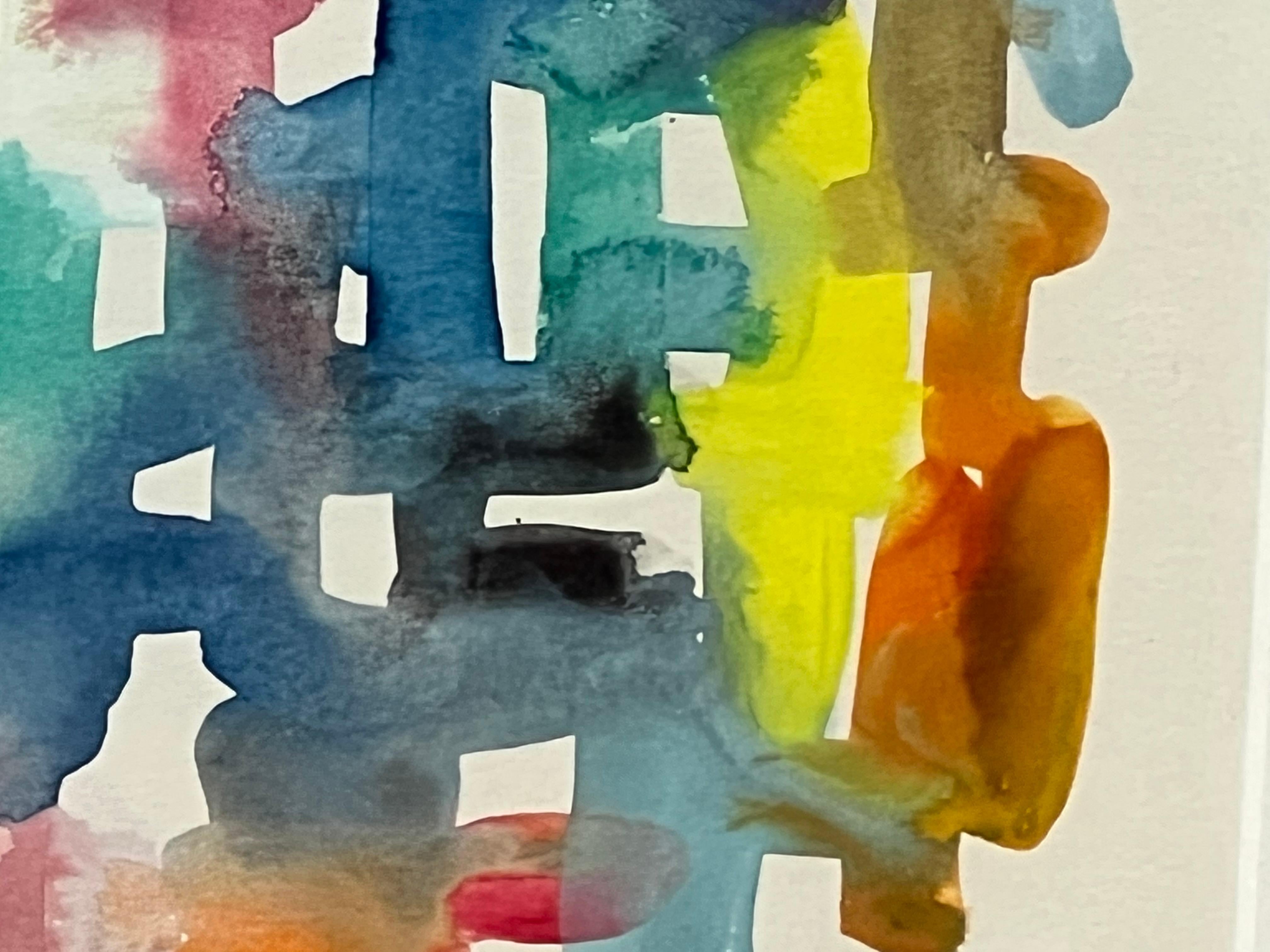 Colorful Abstract Watercolor by Aubrey Penny 5
