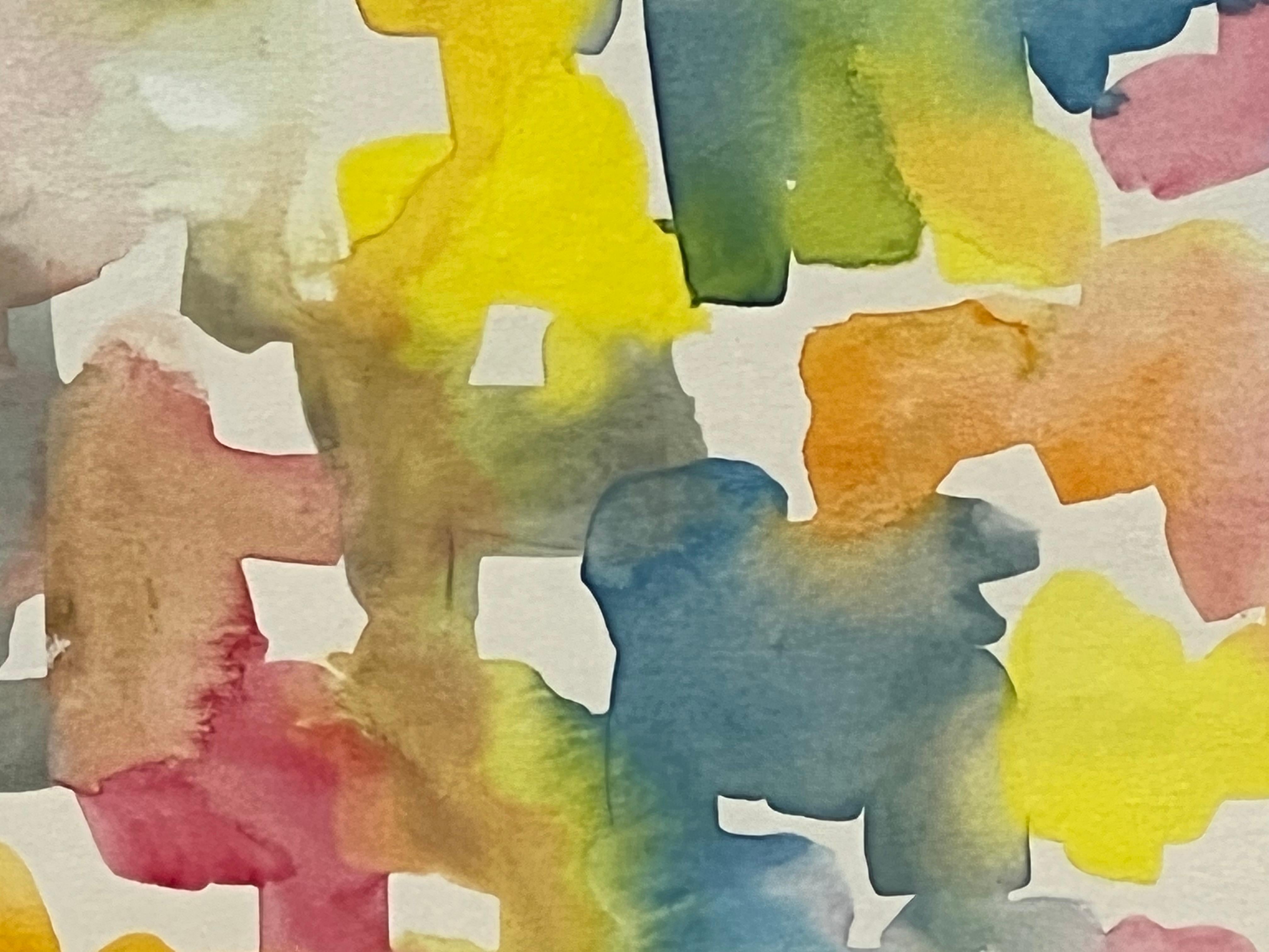 Colorful Abstract Watercolor by Aubrey Penny 6