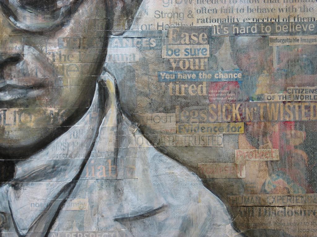 The Good Samaritan - Painting by Aubrey Rhodes