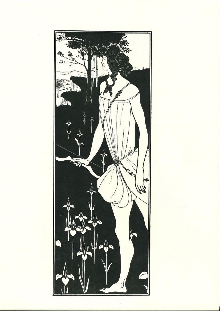 Aubrey Vincent Beardsley Figurative Print - Atalanta - Original Lithograph by A. Beardsley - 1970s