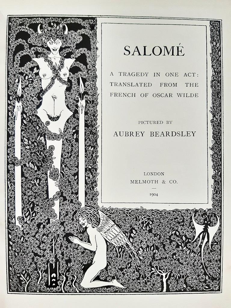 Illustration to Salomé - Rare Book Engraved by A. V. Beardsley - 1907 - Art Nouveau Art by Aubrey Vincent Beardsley