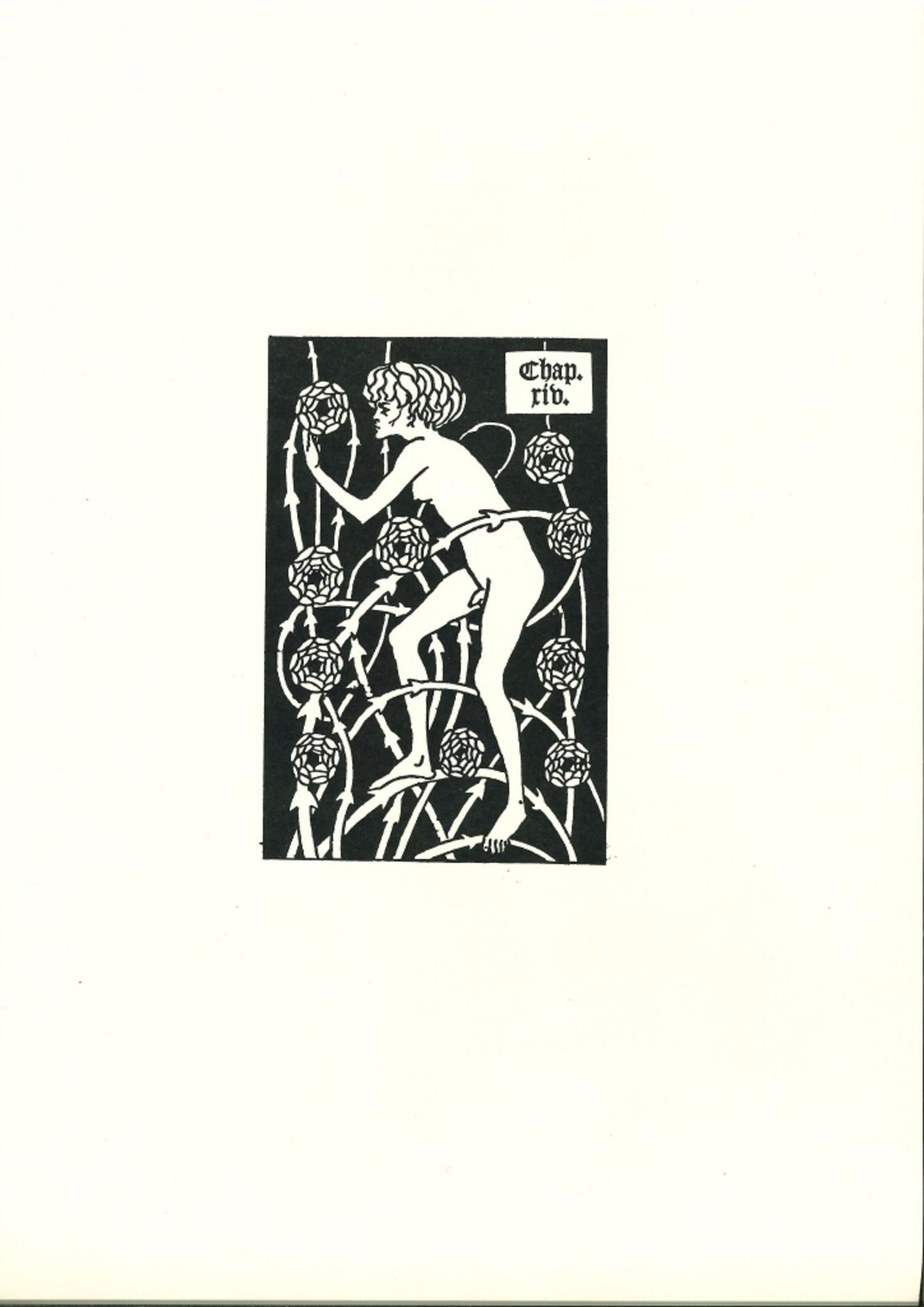 Aubrey Vincent Beardsley Figurative Print - L'Homme - Original Lithograph after Aubrey Beardsley - 1970