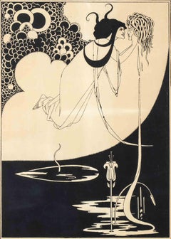 Der Höhepunkt - Original-Lithographie von A. V. Beardsley - 1893