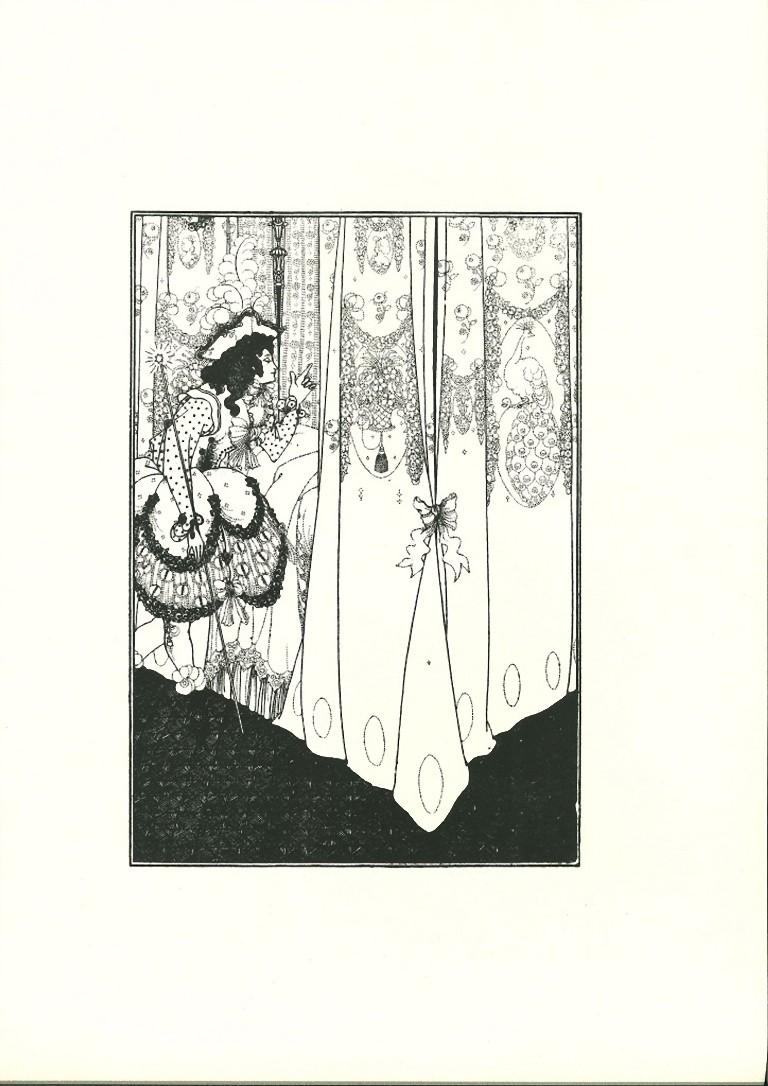 Aubrey Vincent Beardsley Figurative Print - The Dream - Lithograph by A. V. Beardsley - 1970