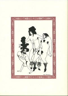 The Lacedaemonian Ambassadors - Original Lithograph by Aubrey Beardsley 