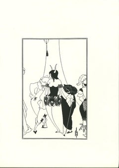 The Masque of the Red Death -Lithograph by A. Beardsley  - 1970