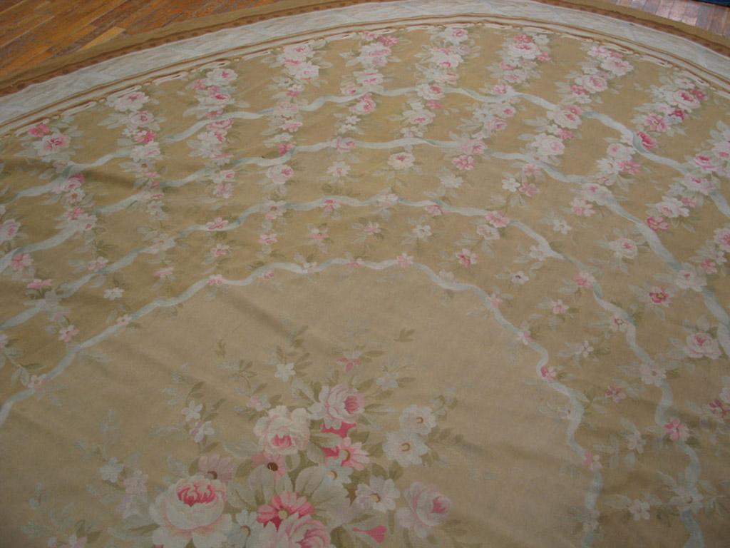 Annodato a mano Aubusson 13' x 18' 4