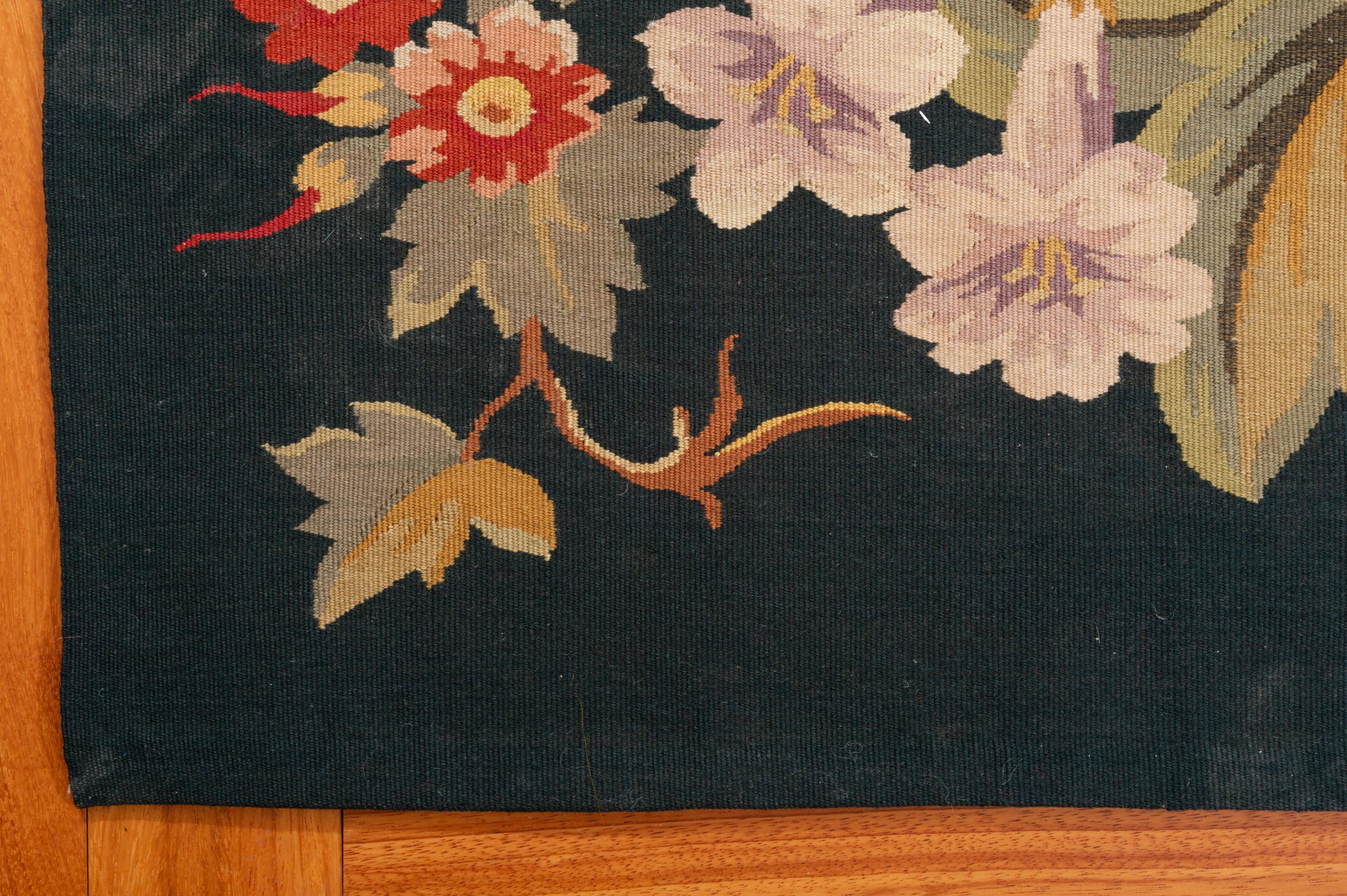 Wool Aubusson  Carpet or Tapestry For Sale