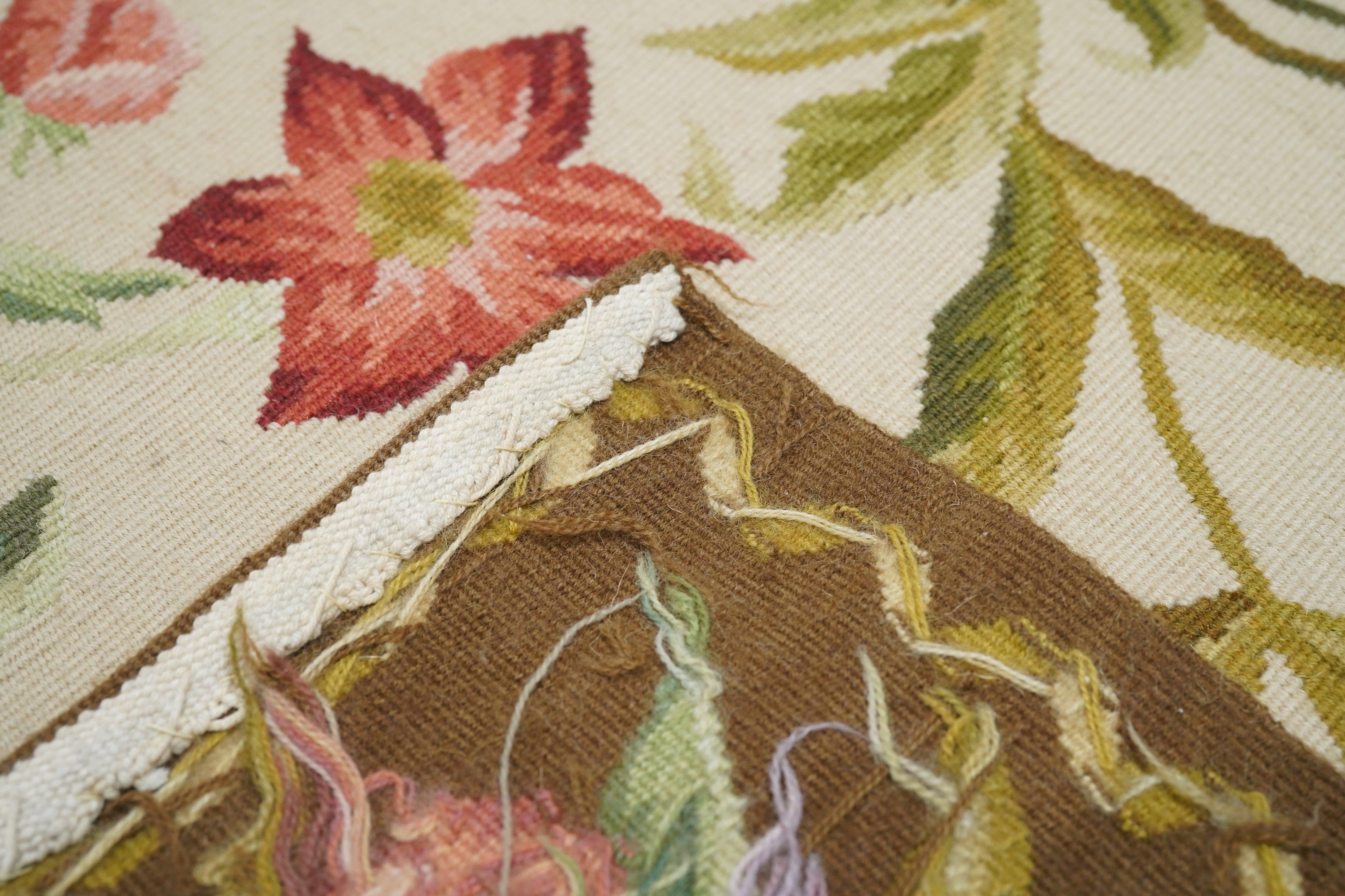 Aubusson Design Wandteppich 6'0'' x 9'2'' im Angebot 4