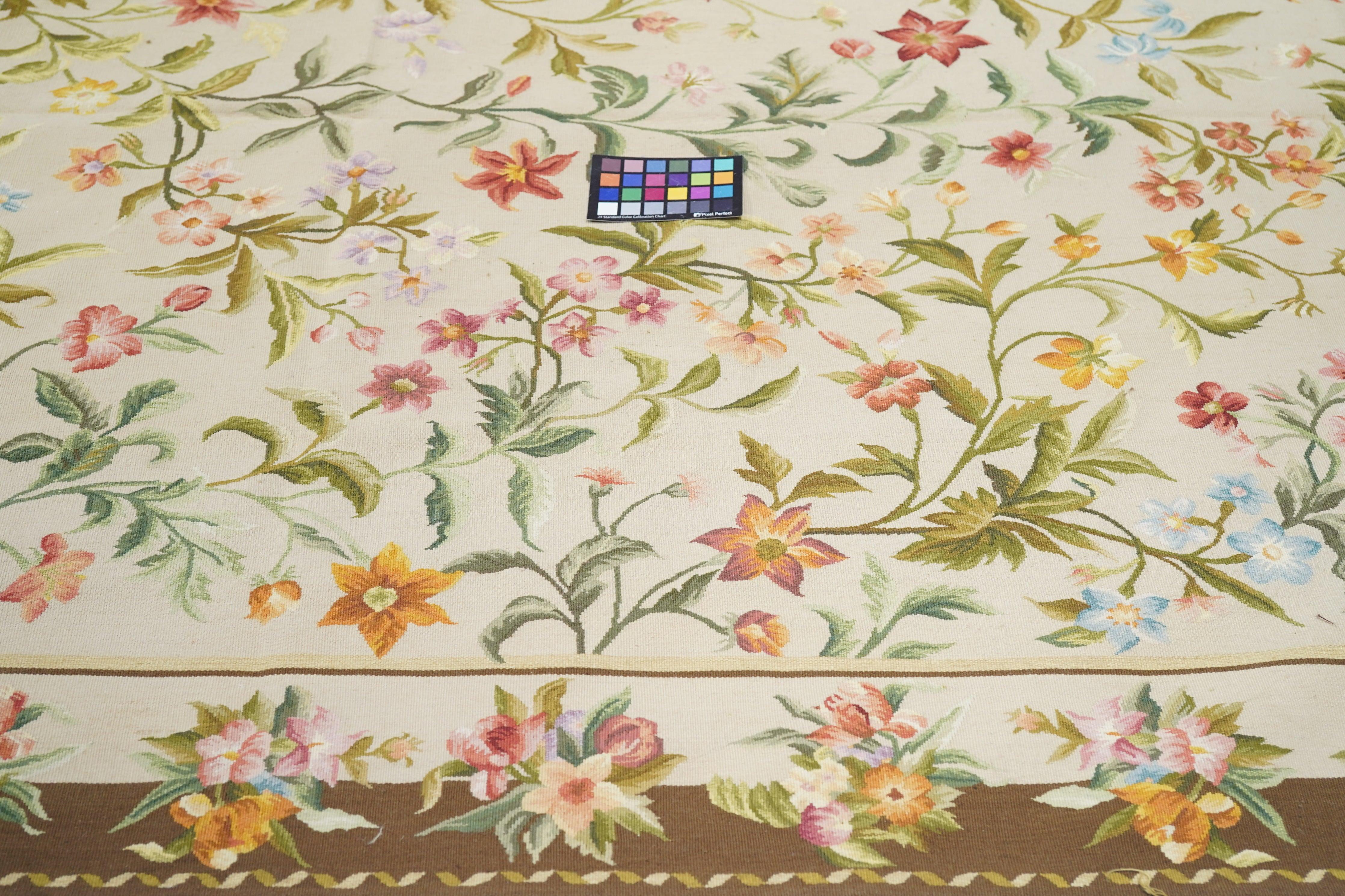 Aubusson Design Wandteppich 6'0'' x 9'2'' im Angebot 3