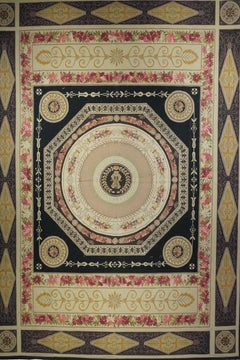 Aubusson Flat Weave Wool Rug 12'0" x 15'0"