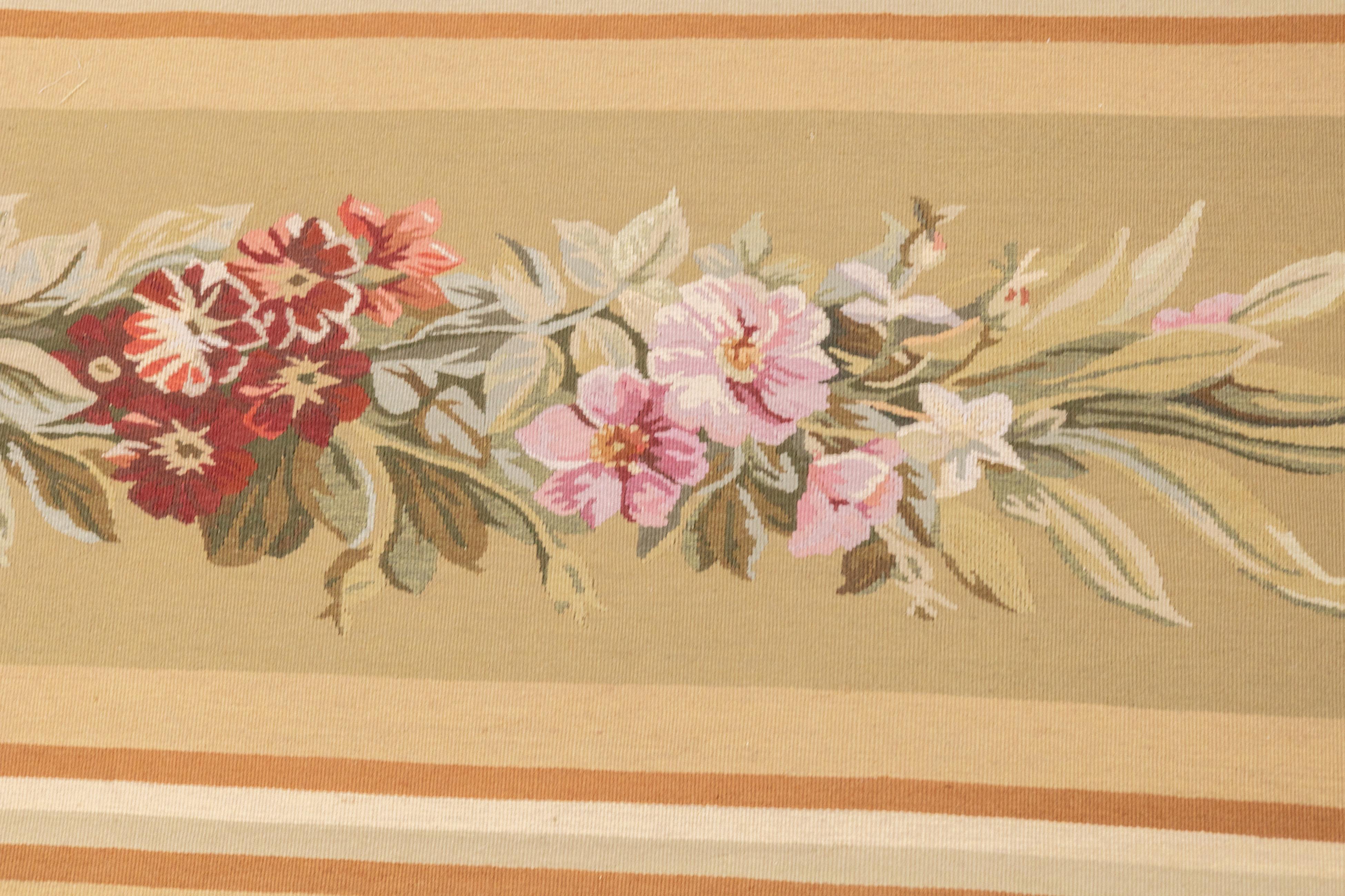 Tappeto Aubusson in lana a trama piatta 12'0