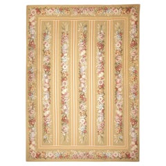 Alfombra de lana de tejido plano Aubusson 12'0" x 15'0"