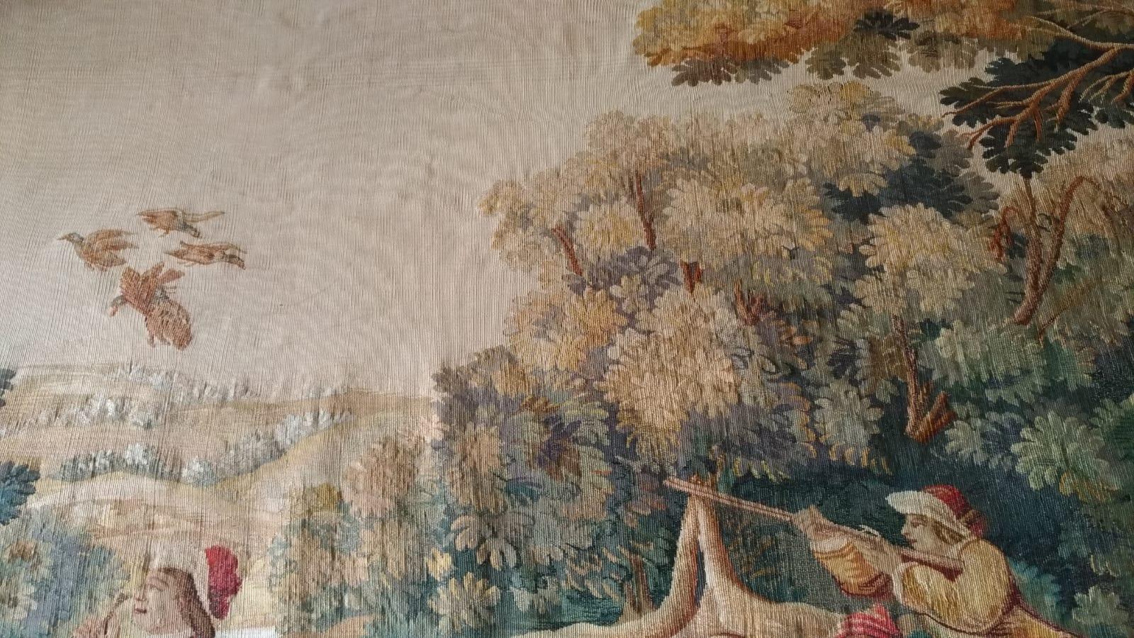 Aubusson French Antique Tapestry, 19th Century In Good Condition In Paris, FR