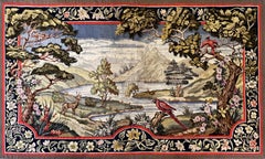 Aubusson französischer antiker Wandteppich, 19. Jahrhundert - N° 900