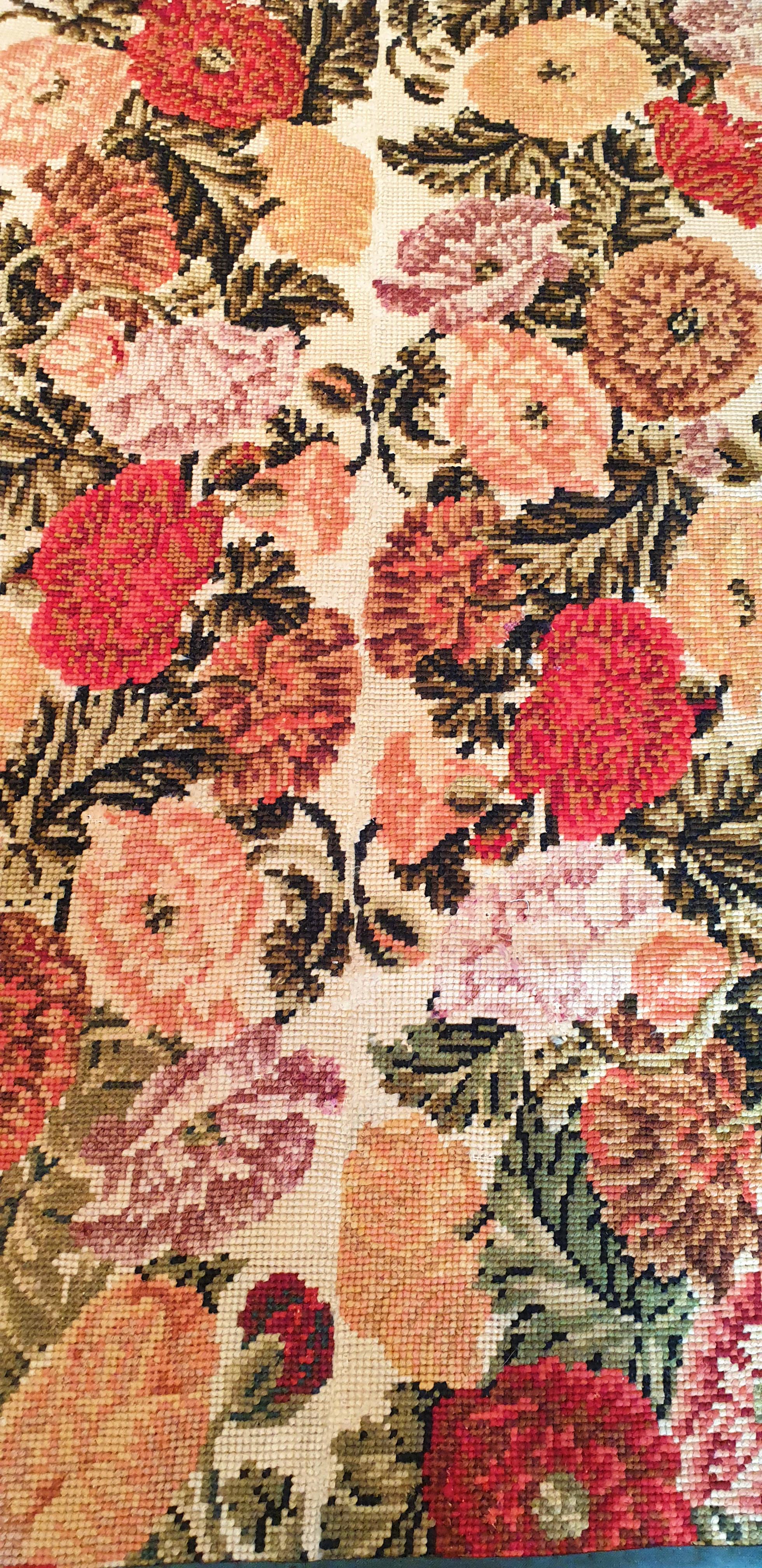 Mid-19th Century 668 - Aubusson French Antique Textile ,  19th century.