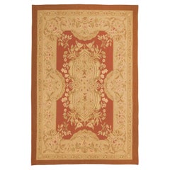 Aubusson French Style Chinese Flat-weave Rug, 21st Century