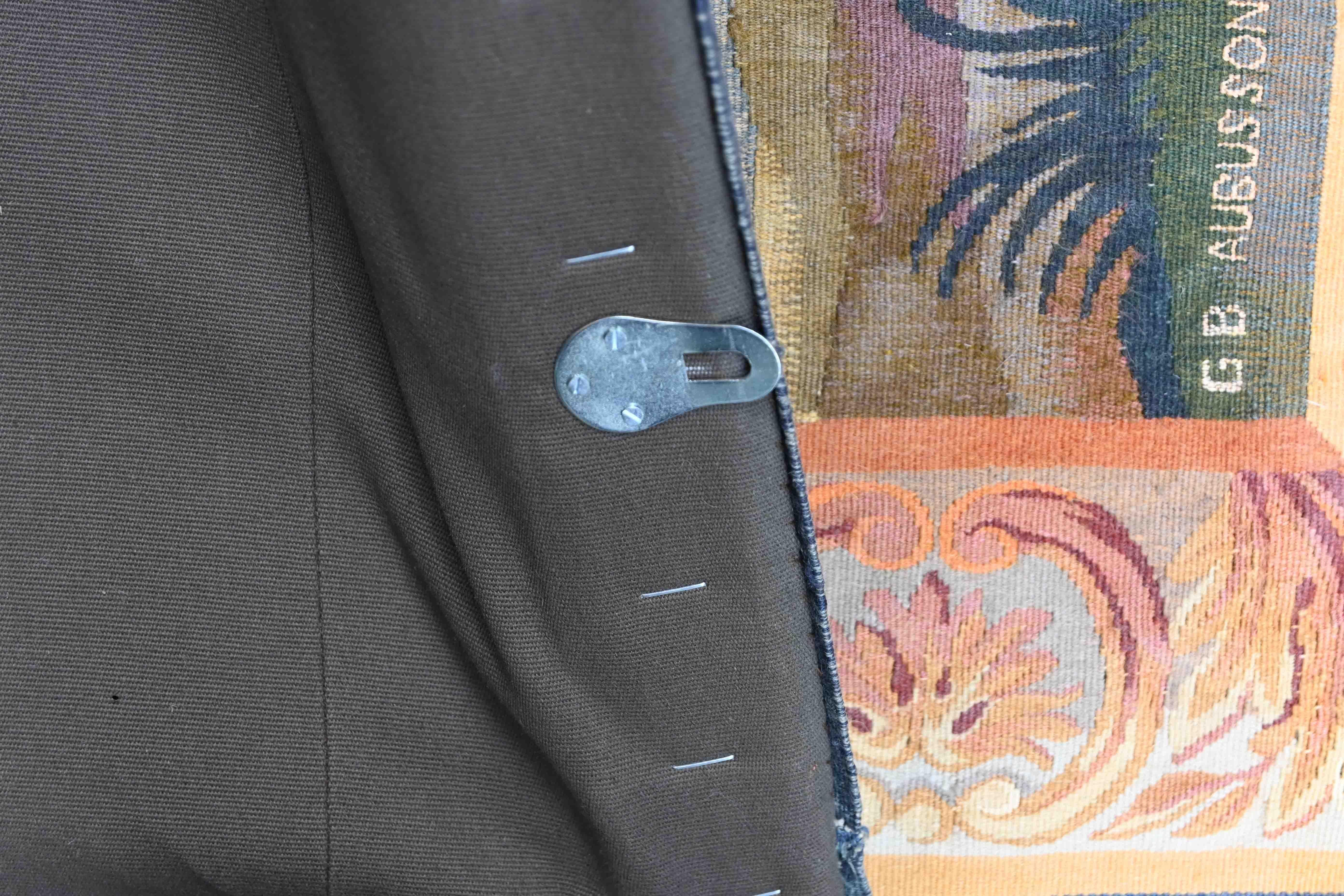 Tapiz Aubusson Manufacture - La caza bajo Luis XV - L1m96xh1m57 - N° 1423 en venta 1