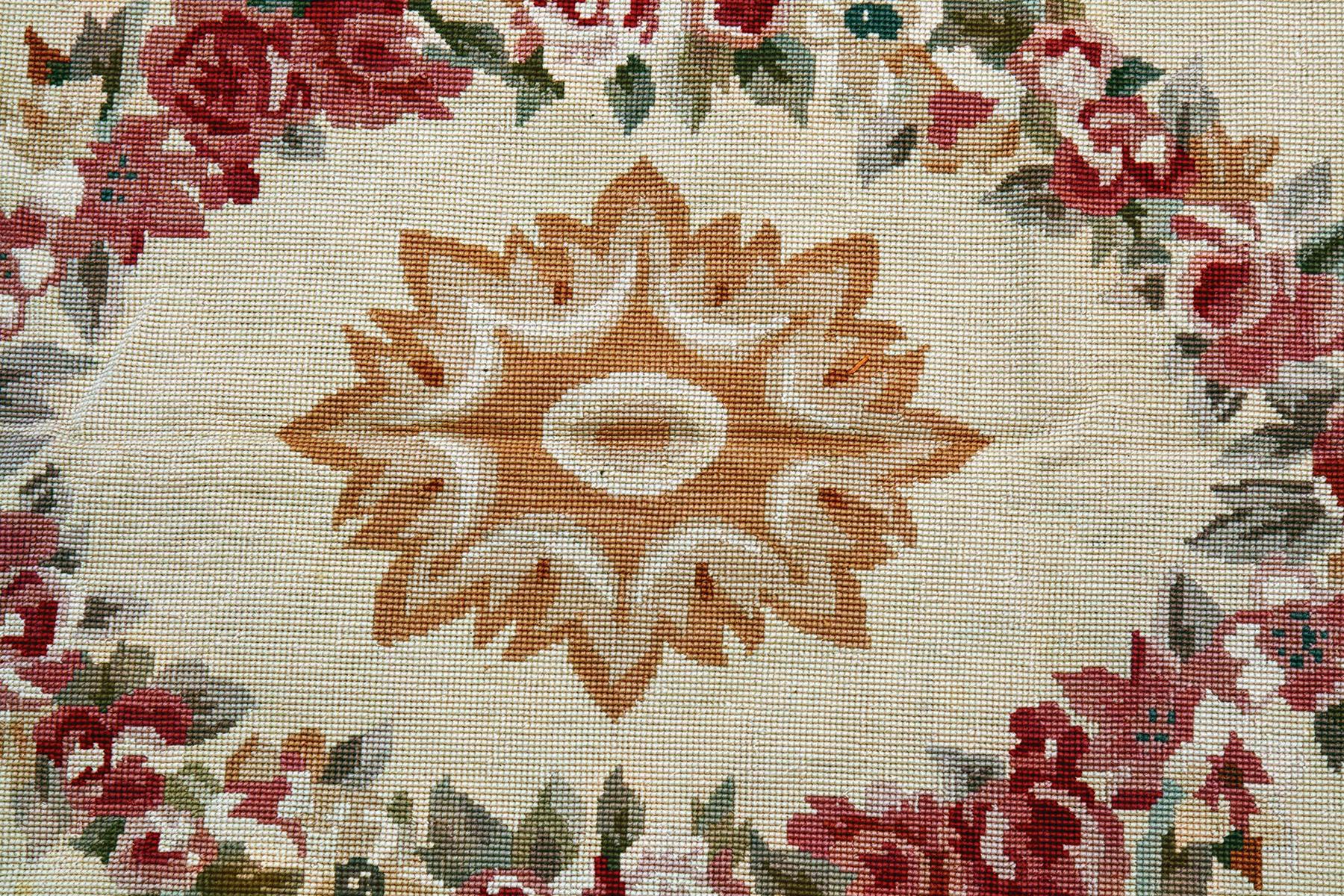 Late 20th Century Aubusson Needlepoint  Rug 8 x  10 For Sale