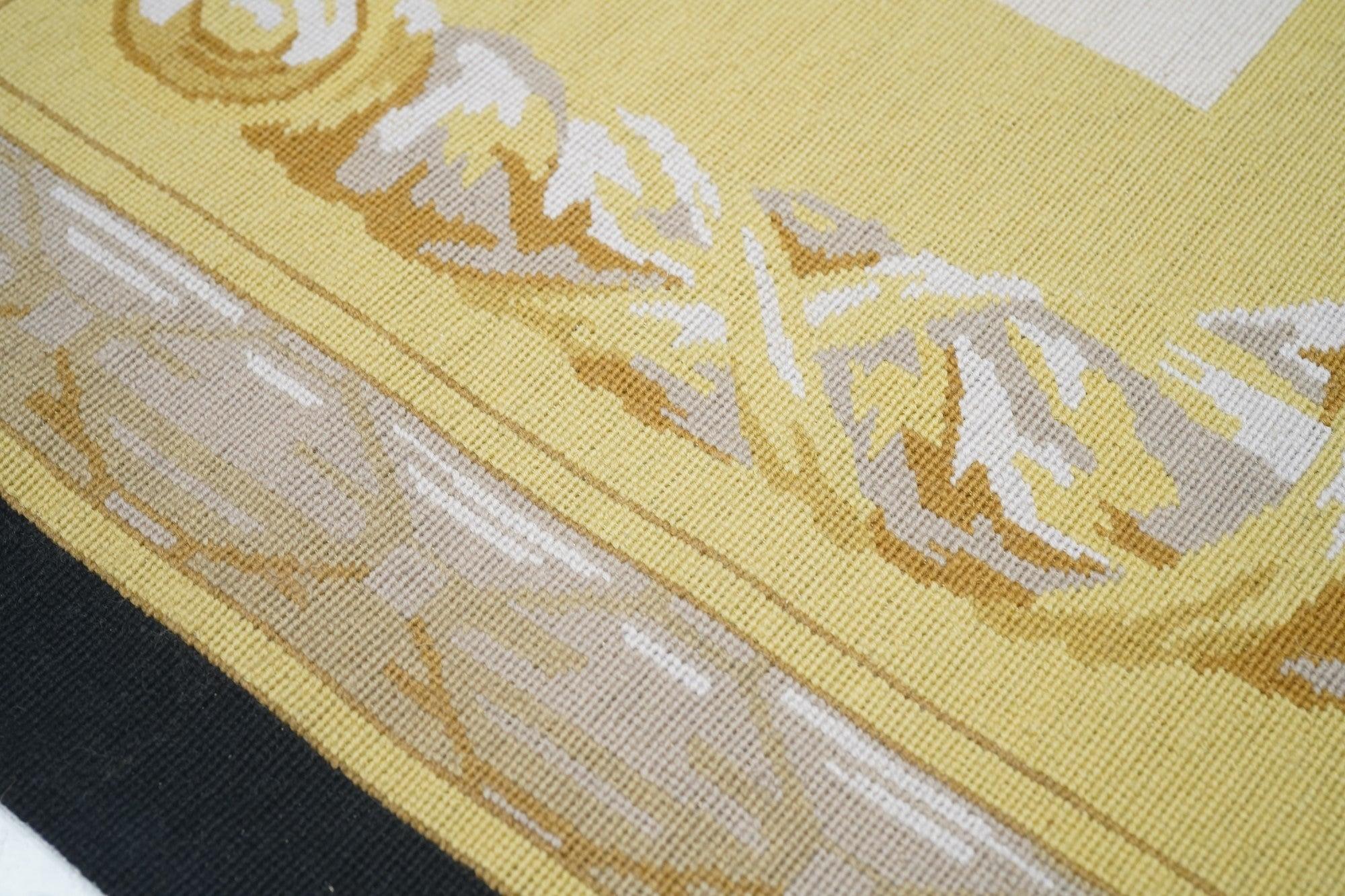 Aubusson Rug 10 x 13.9 In New Condition For Sale In New York, NY