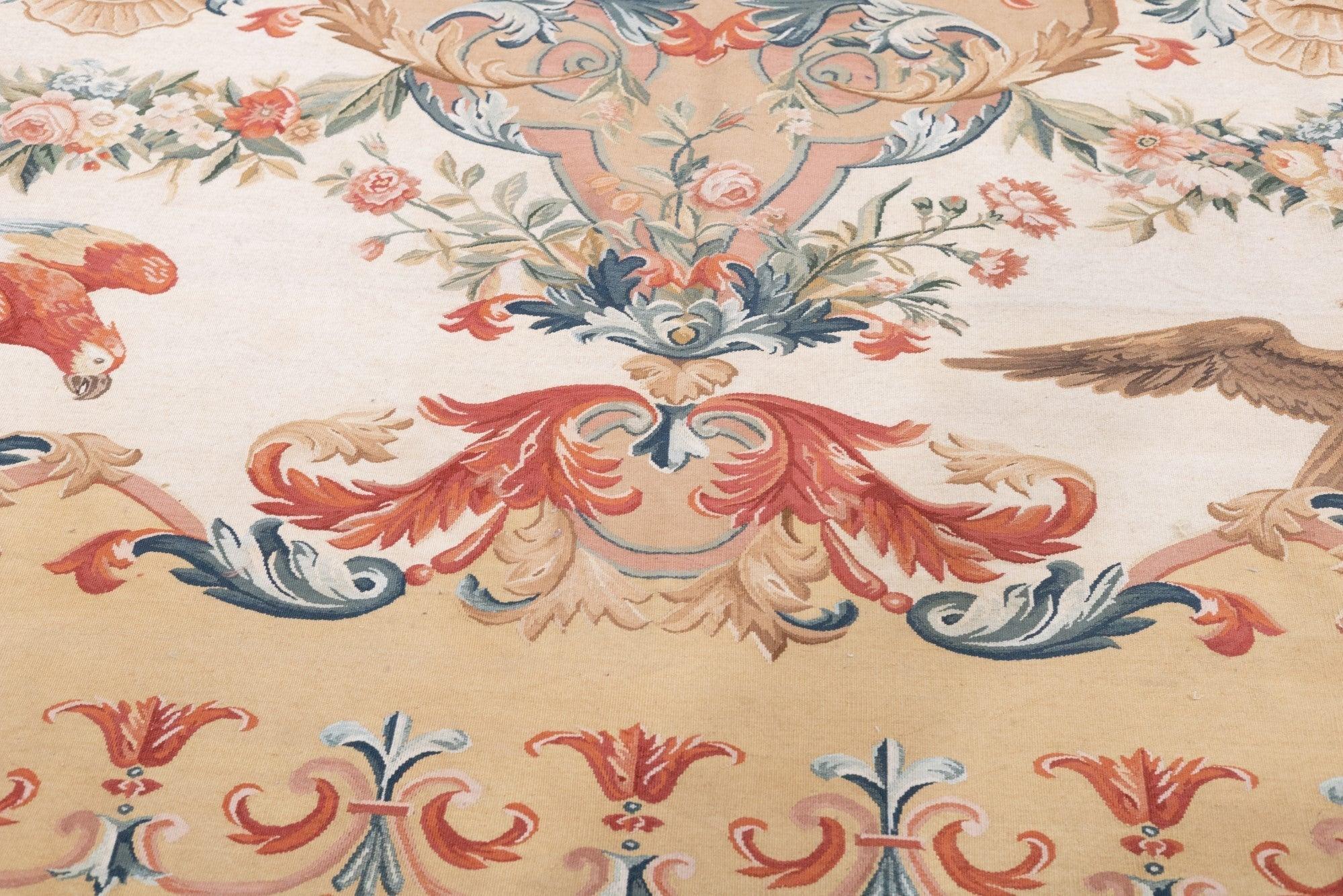 French Aubusson Rug 10'0