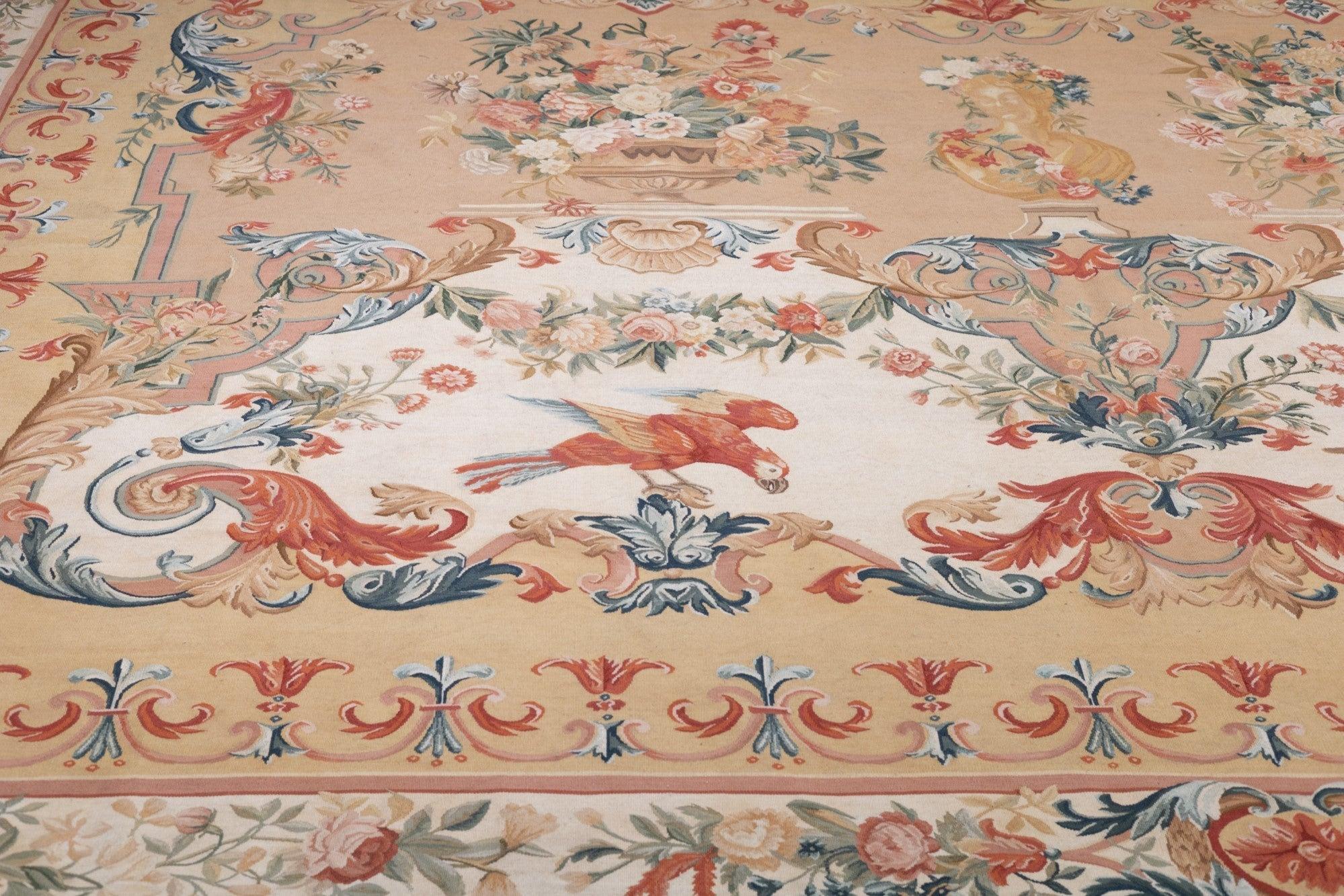 Contemporary Aubusson Rug 10'0