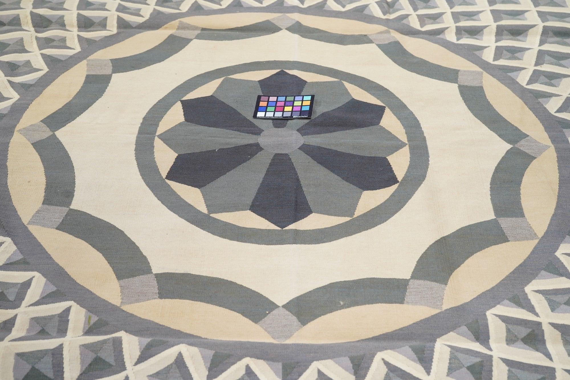 Aubusson Rug 10'2'' x 14'1'' For Sale 3