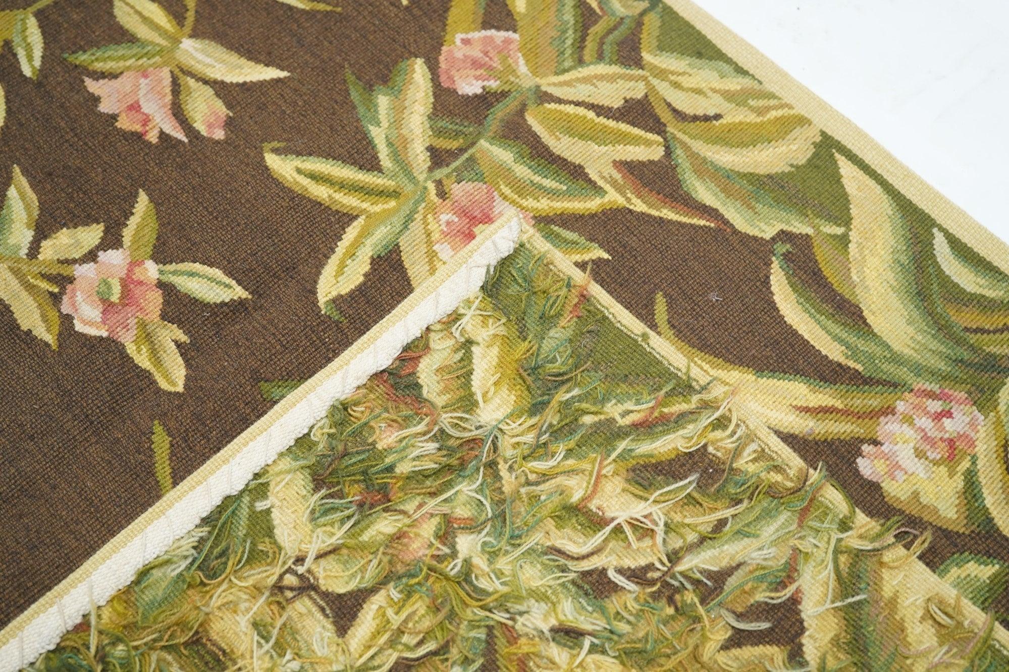 Aubusson-Teppich 2'11'' x 5'11'' im Angebot 4