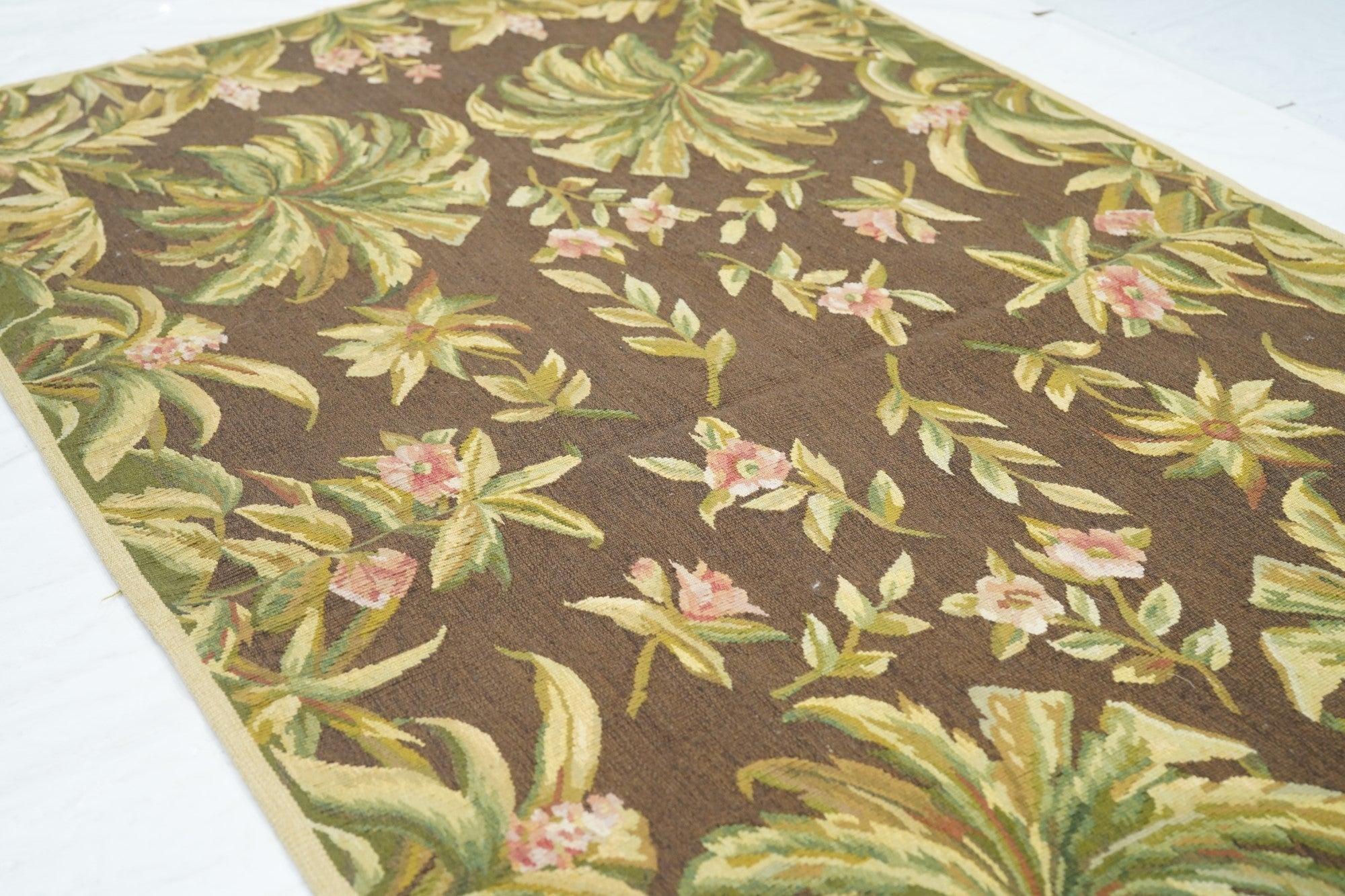 Aubusson-Teppich 2'11'' x 5'11'' (Wolle) im Angebot