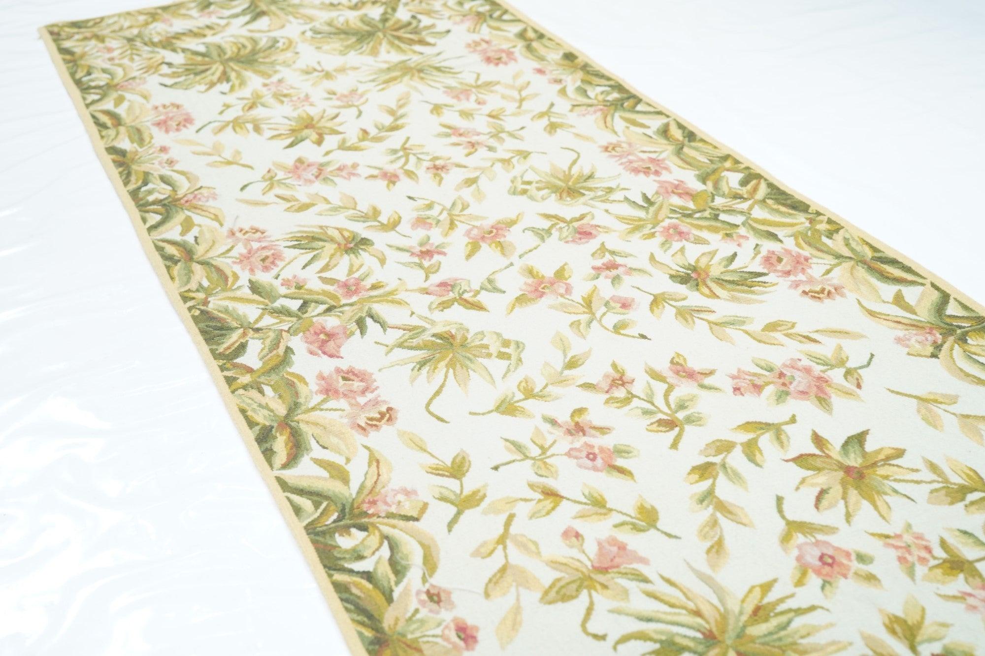 Lana Tappeto Aubusson 2'5'' x 10'0'' in vendita