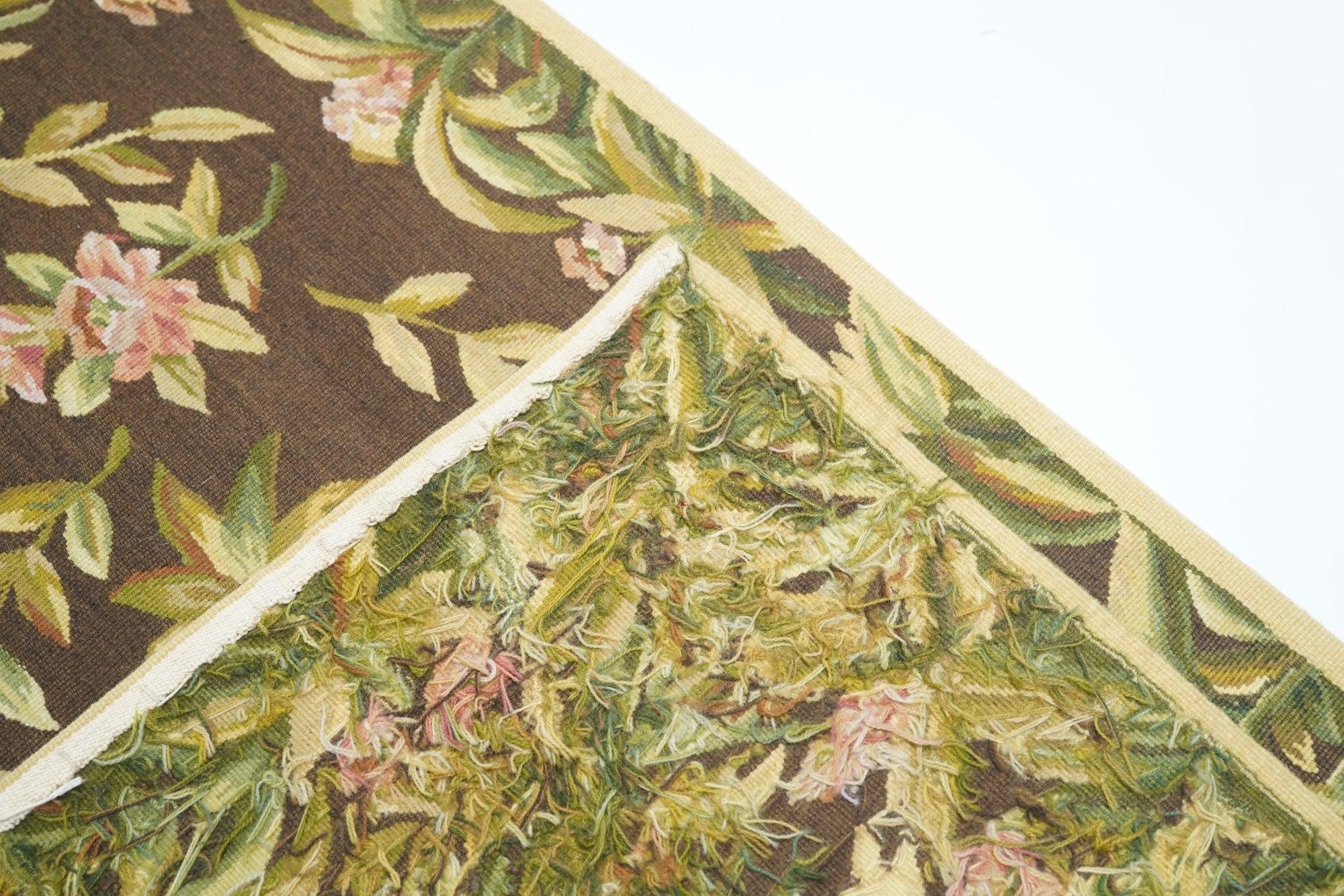 Tappeto Aubusson 2'5'' x 8'0'' in vendita 4