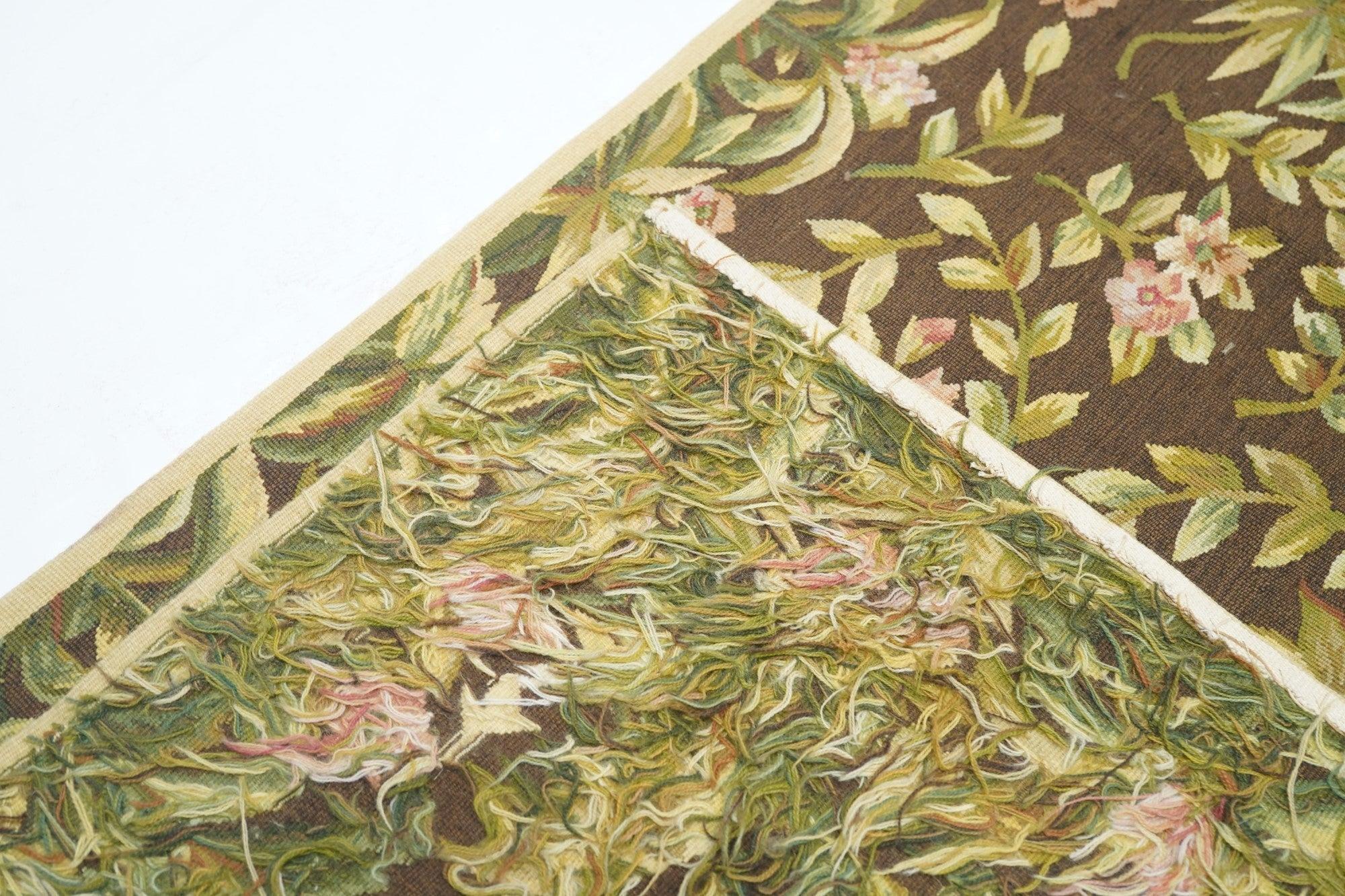Tappeto Aubusson 2'5'' x 8'0'' in vendita 5