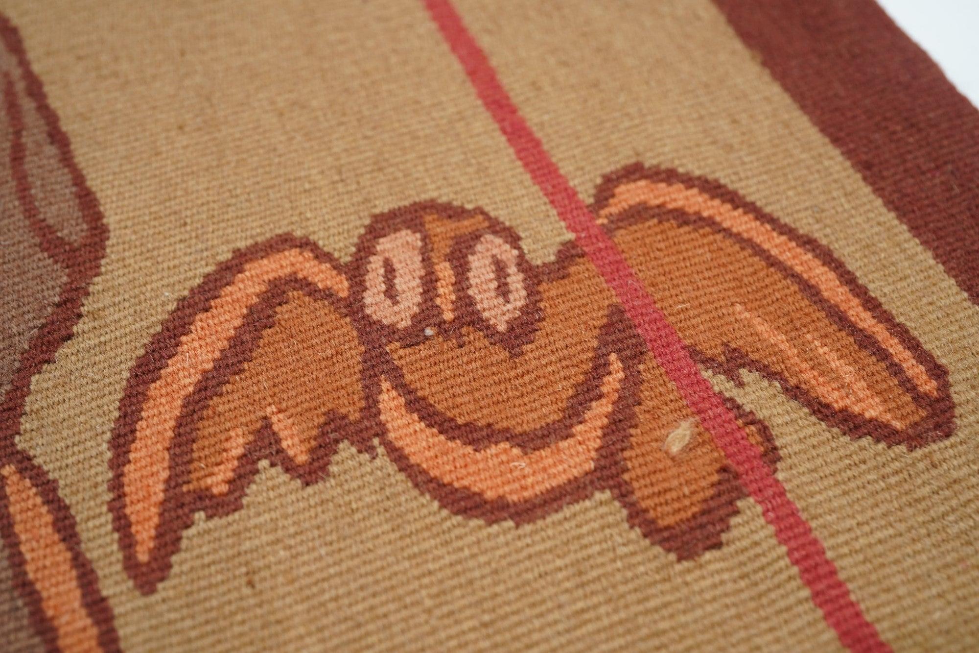 Alfombra Aubusson 2'9'' x 5'2'' en venta 2