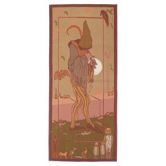 Aubusson-Teppich 2'9'' x 5'2''