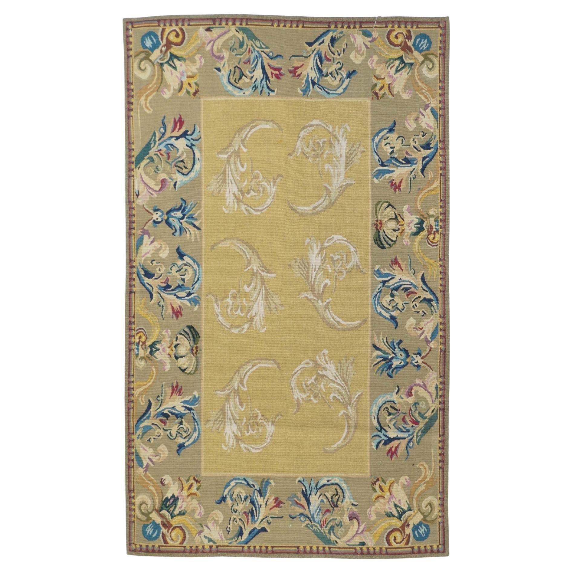 Aubusson Rug 3'0" x 5'0"