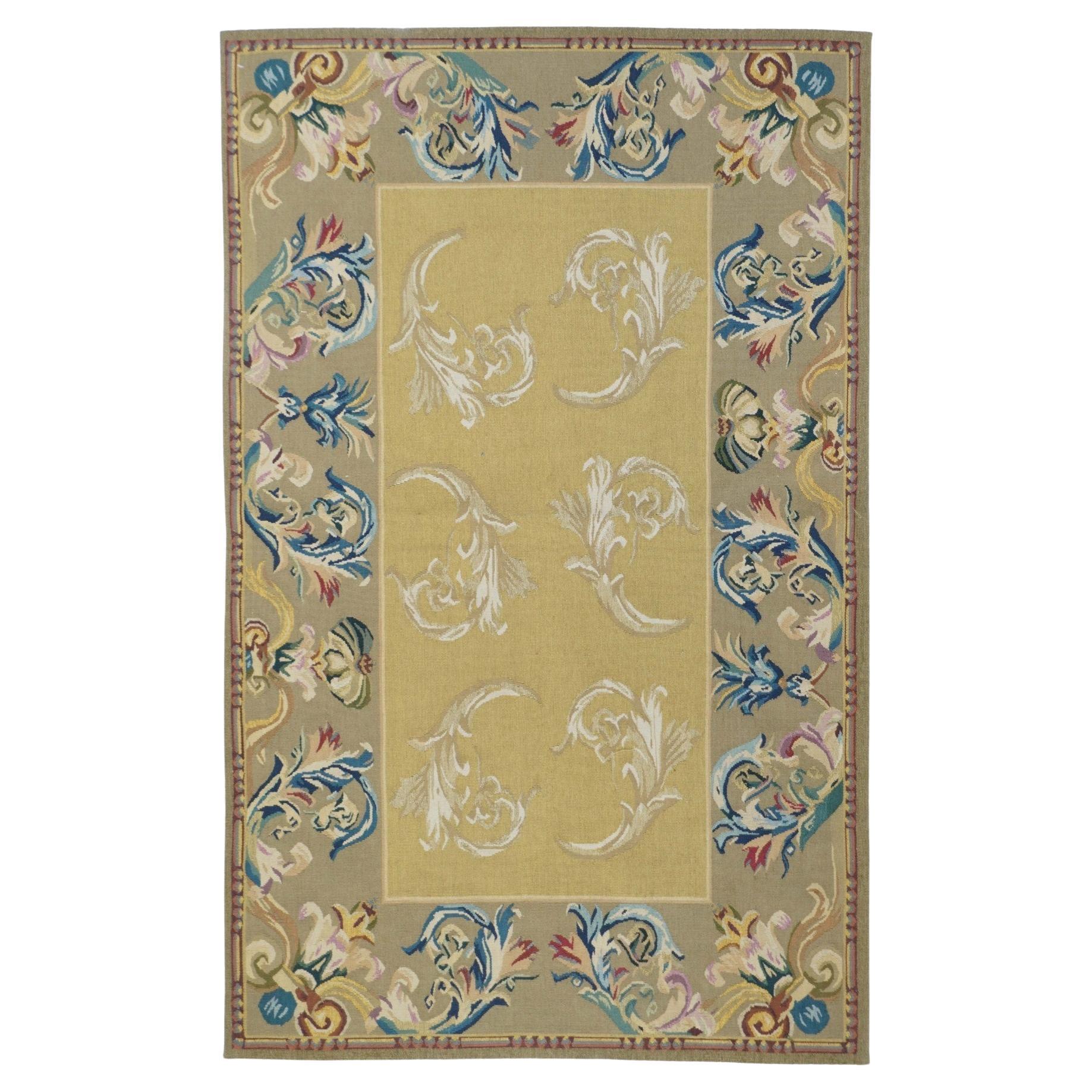 Aubusson Rug 3'0" x 5'0"