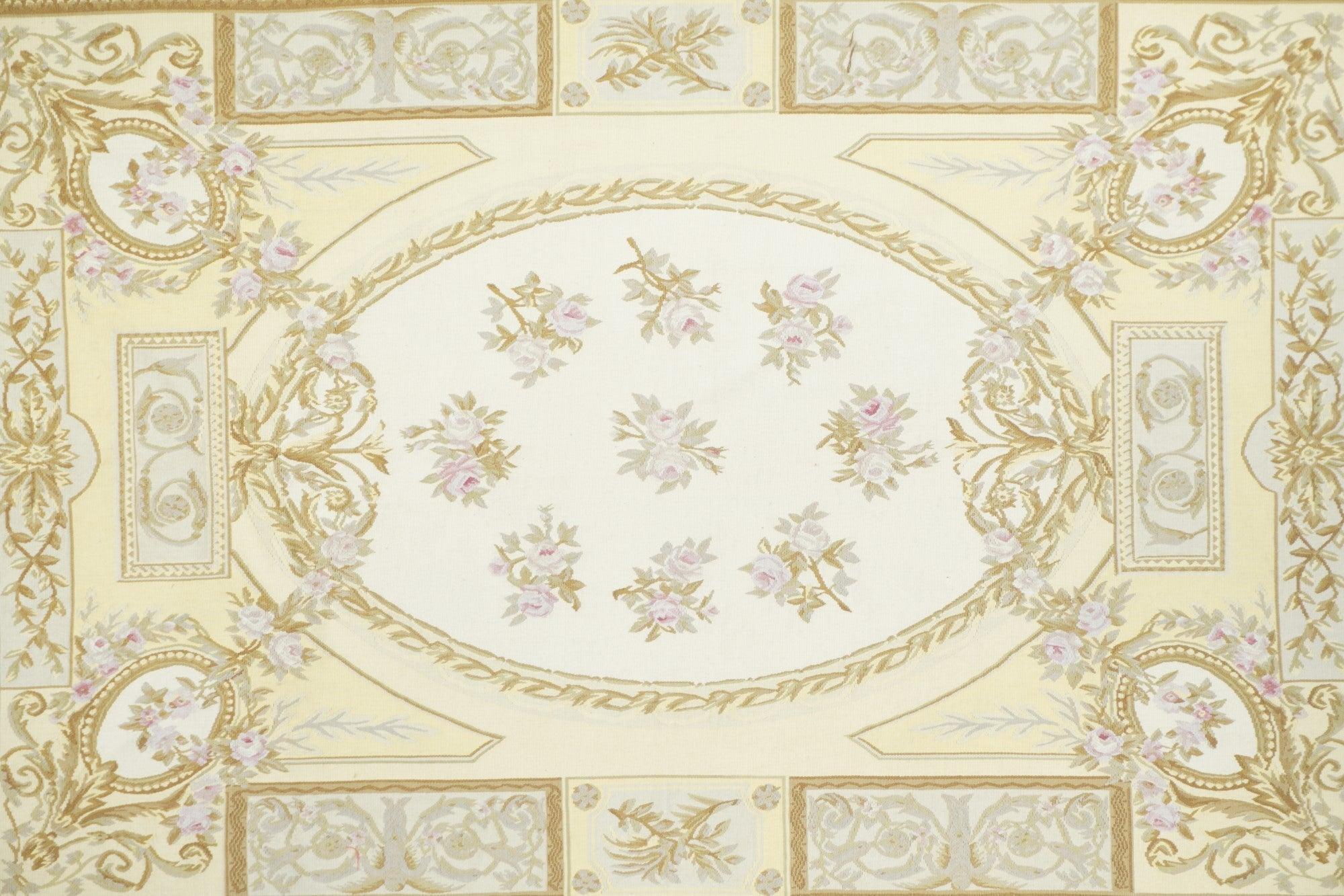 French Aubusson Rug 4'0