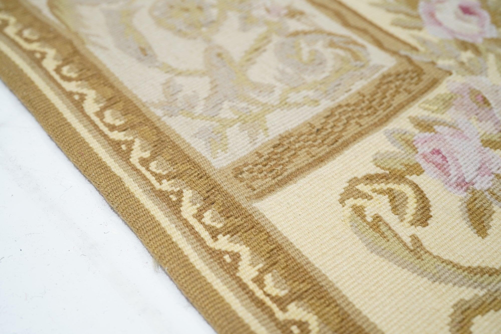 Contemporary Aubusson Rug 4'0