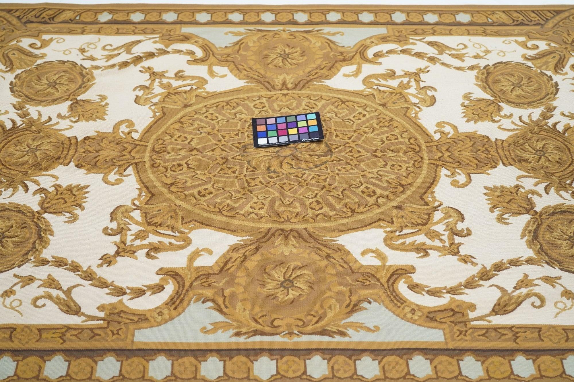 Wool Aubusson Rug 4'0