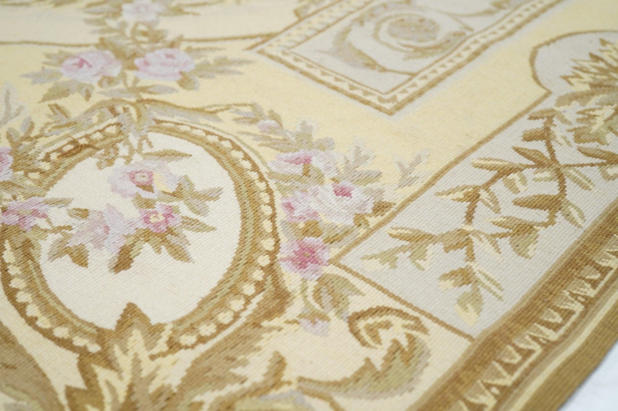 Wool Aubusson Rug 4'0