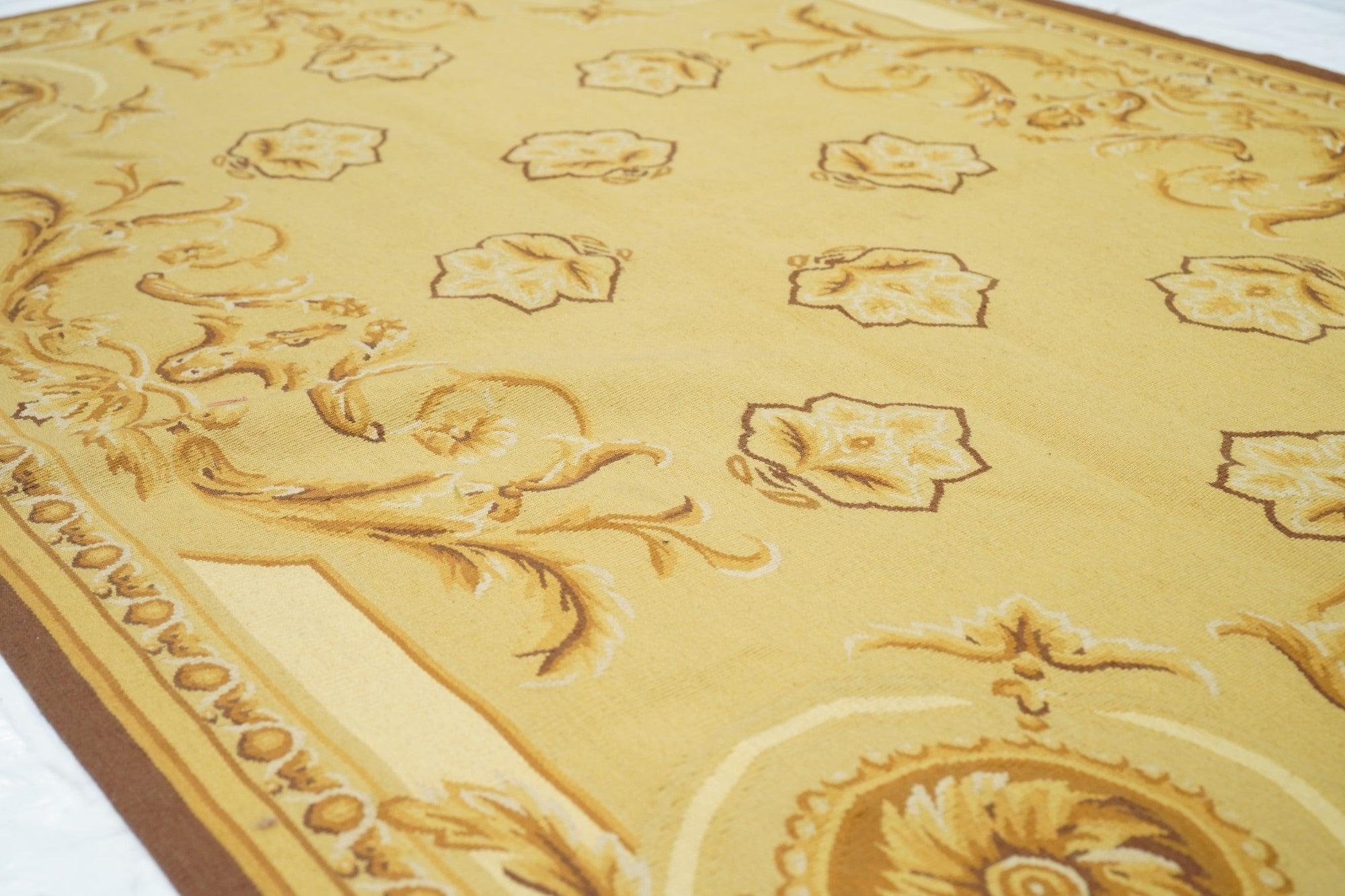 Wool Aubusson Rug 4'0