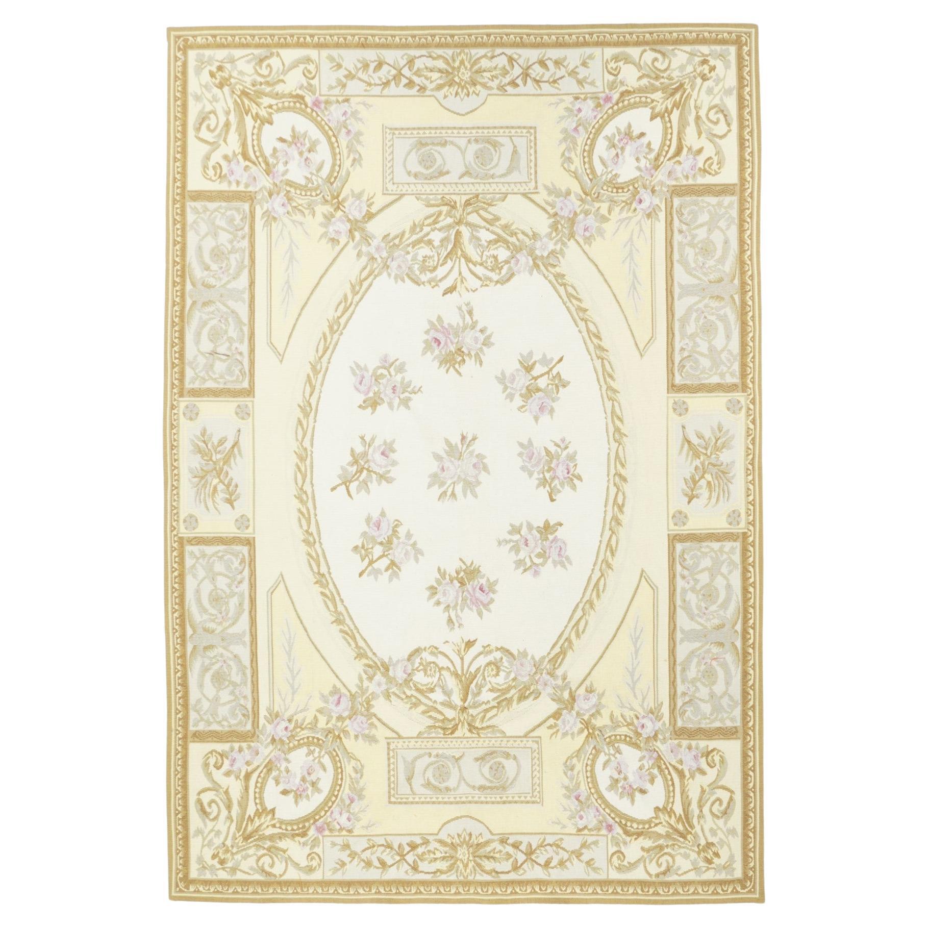 Aubusson Rug 4'0" x 6'0"