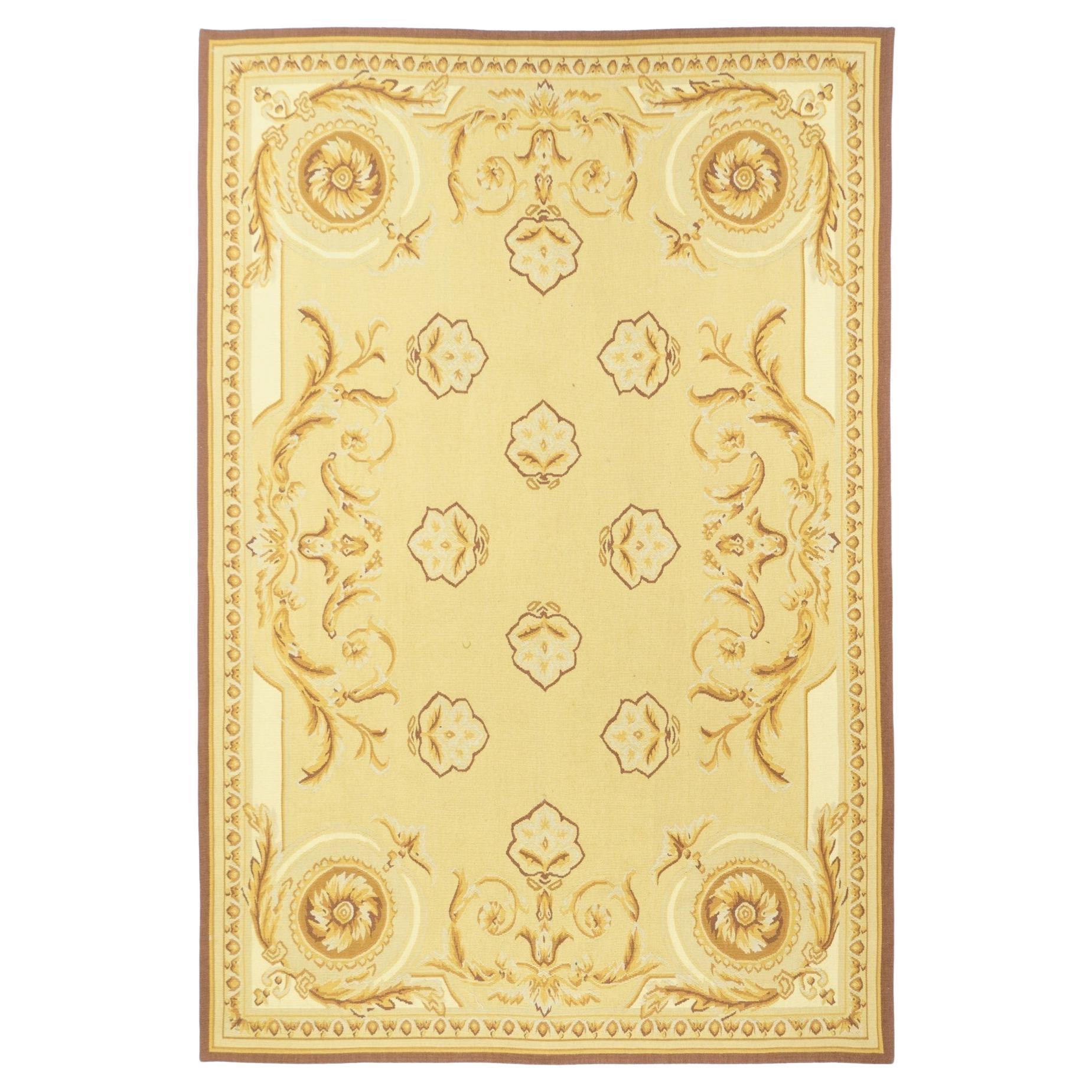 Aubusson Rug 4'0" x 6'0"