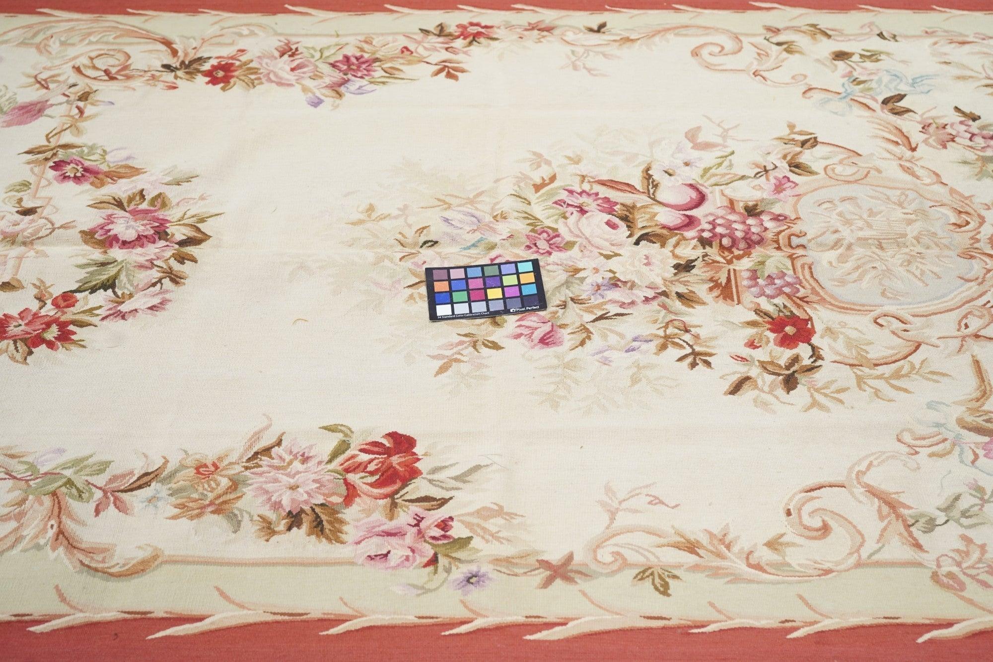 Tappeto Aubusson 4'4'' x 8'3'' in vendita 2