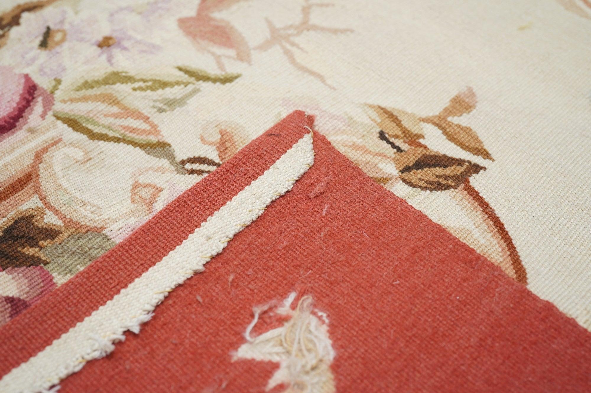Tappeto Aubusson 4'4'' x 8'3'' in vendita 3