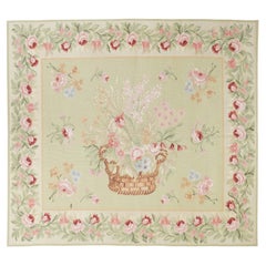 Alfombra Aubusson 4'6'' x 4'11''