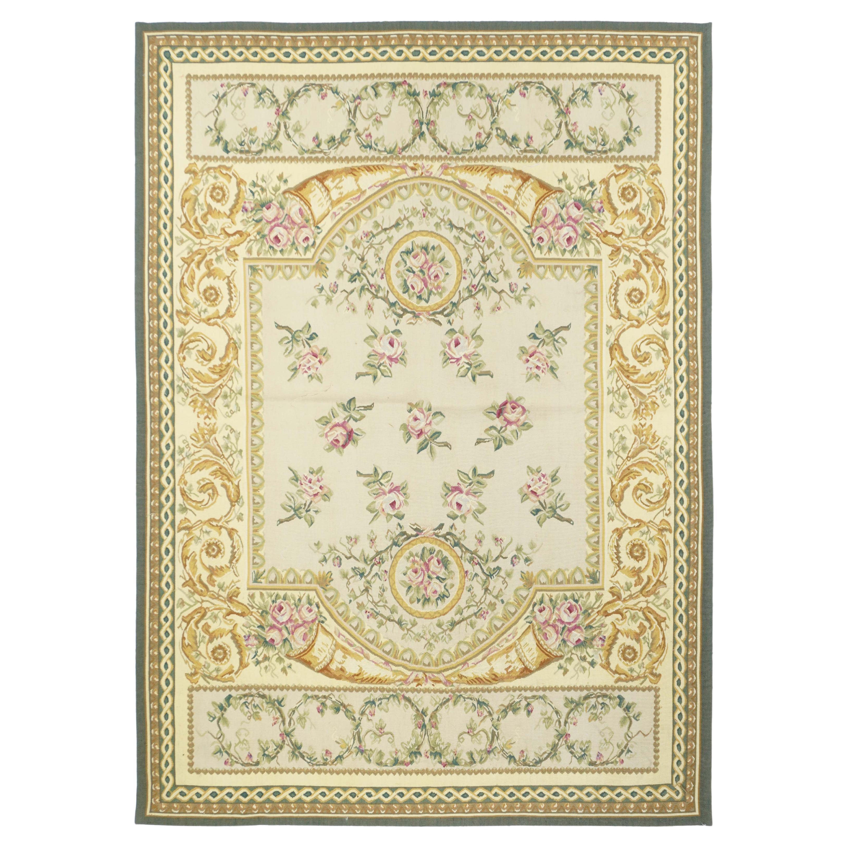 Aubusson Rug 5'0" x 7'2''